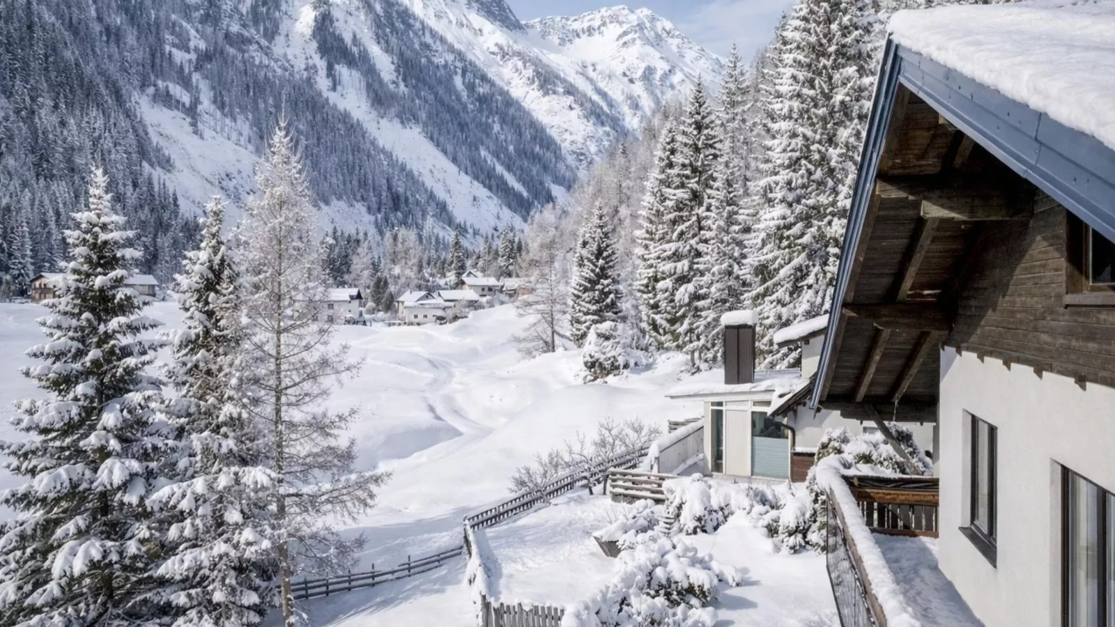 Landhaus Herz der Tauern - Uitzicht winter