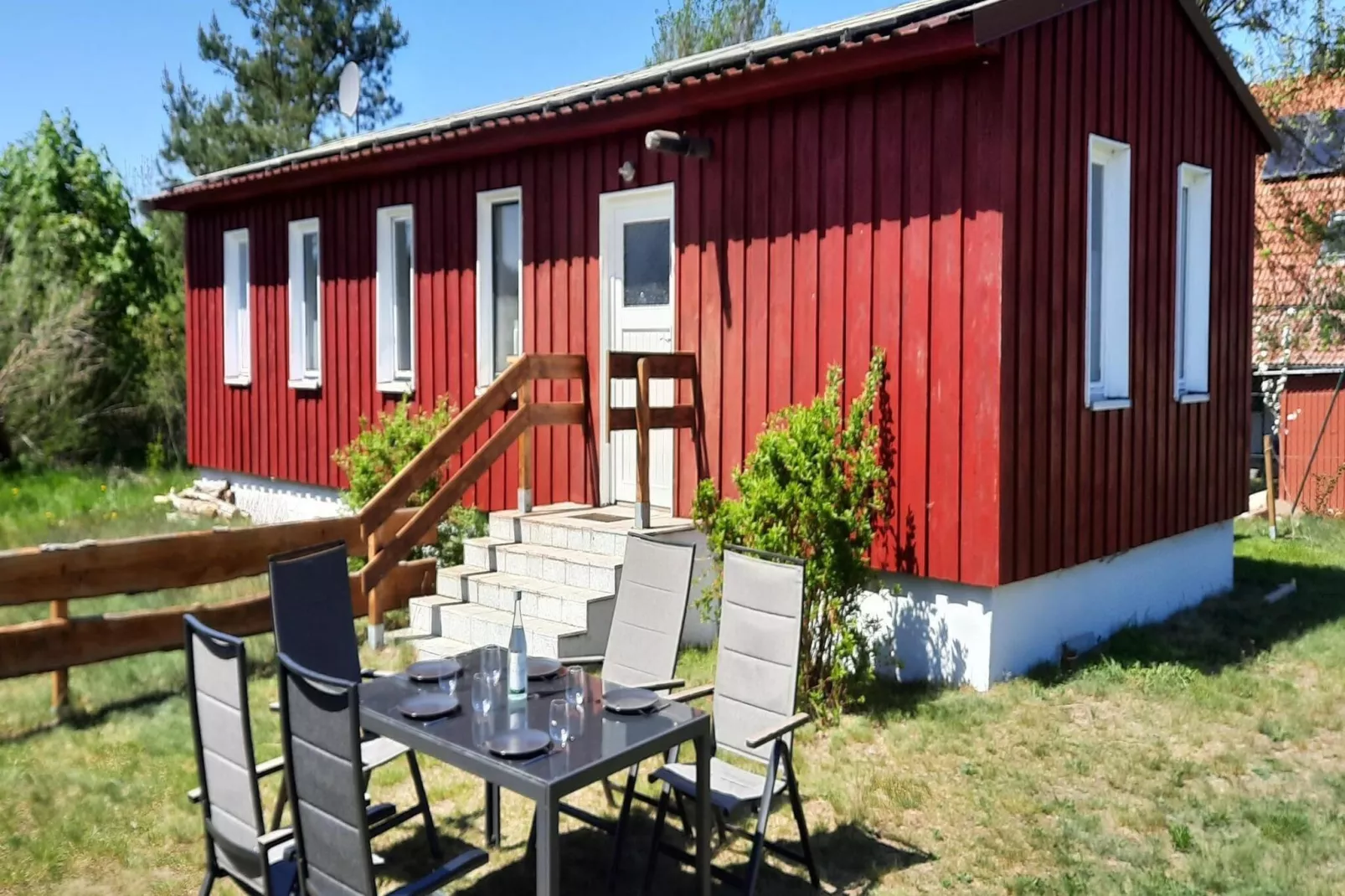 Bungalow 6 Waren - Terrasbalkon