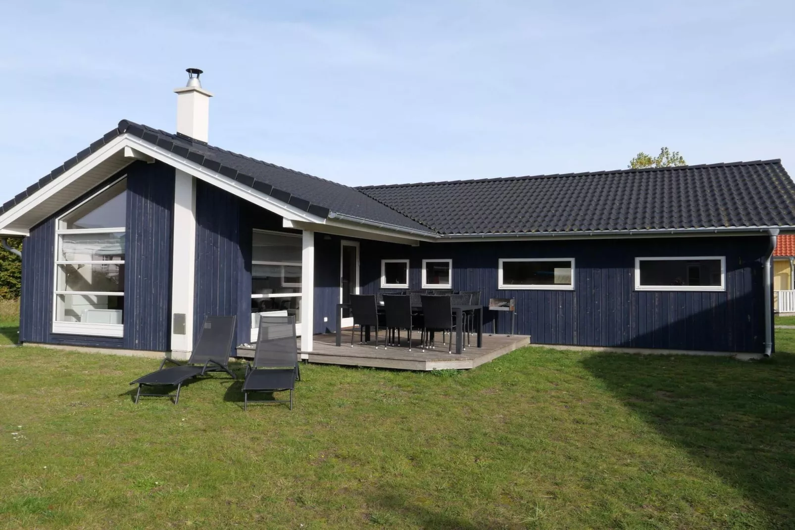Deens huis vlakbij de Oostzeekust