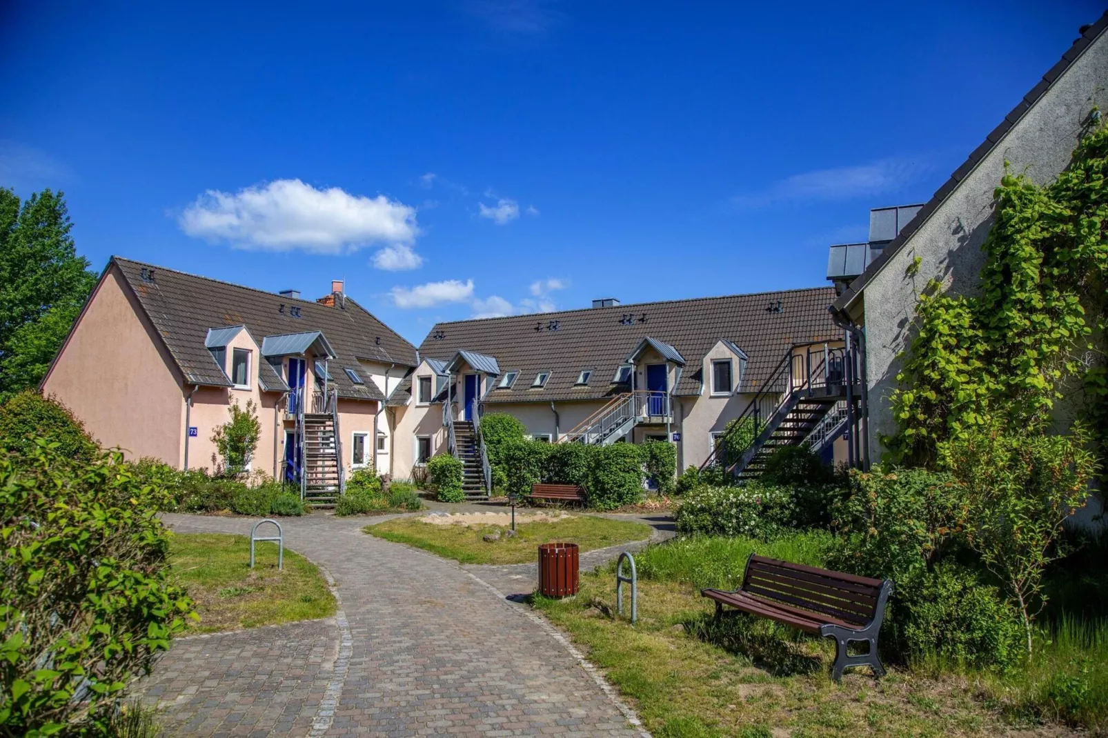 BEECH Resort Fleesensee in Göhren-Lebbin - Uitzicht zomer