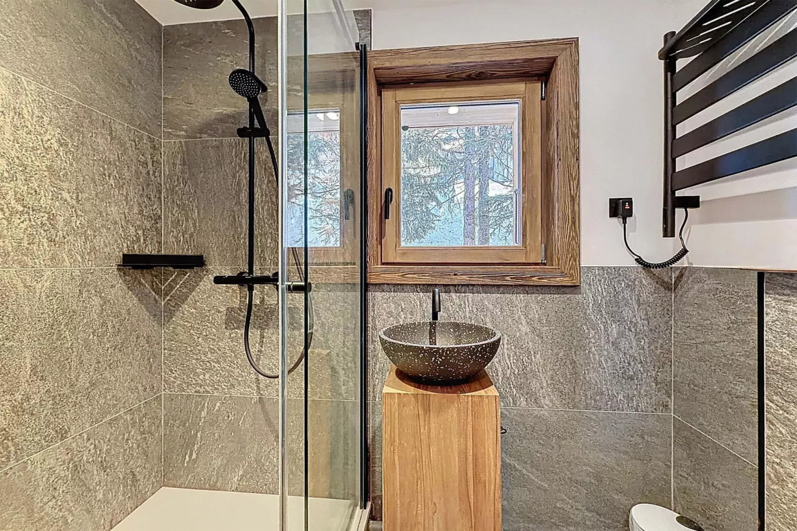 Chalet Shangri-La in la Rosière - Badkamer