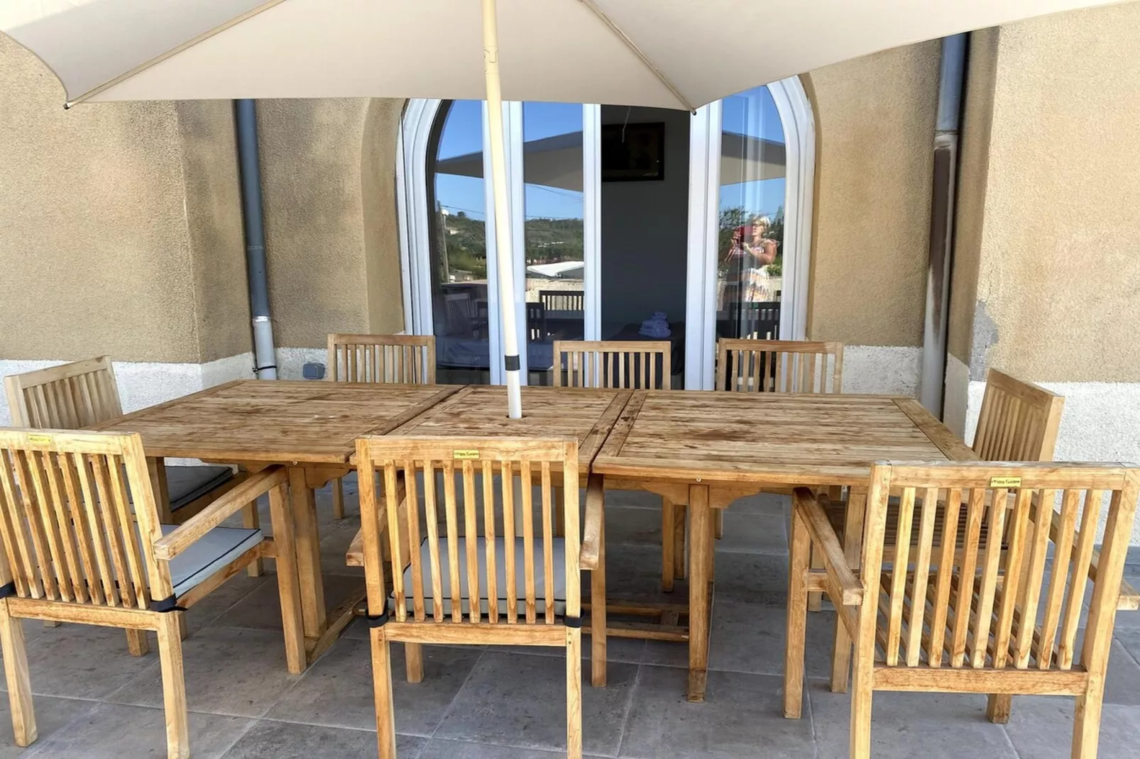 Grande Maison et piscine privée - Terrasbalkon