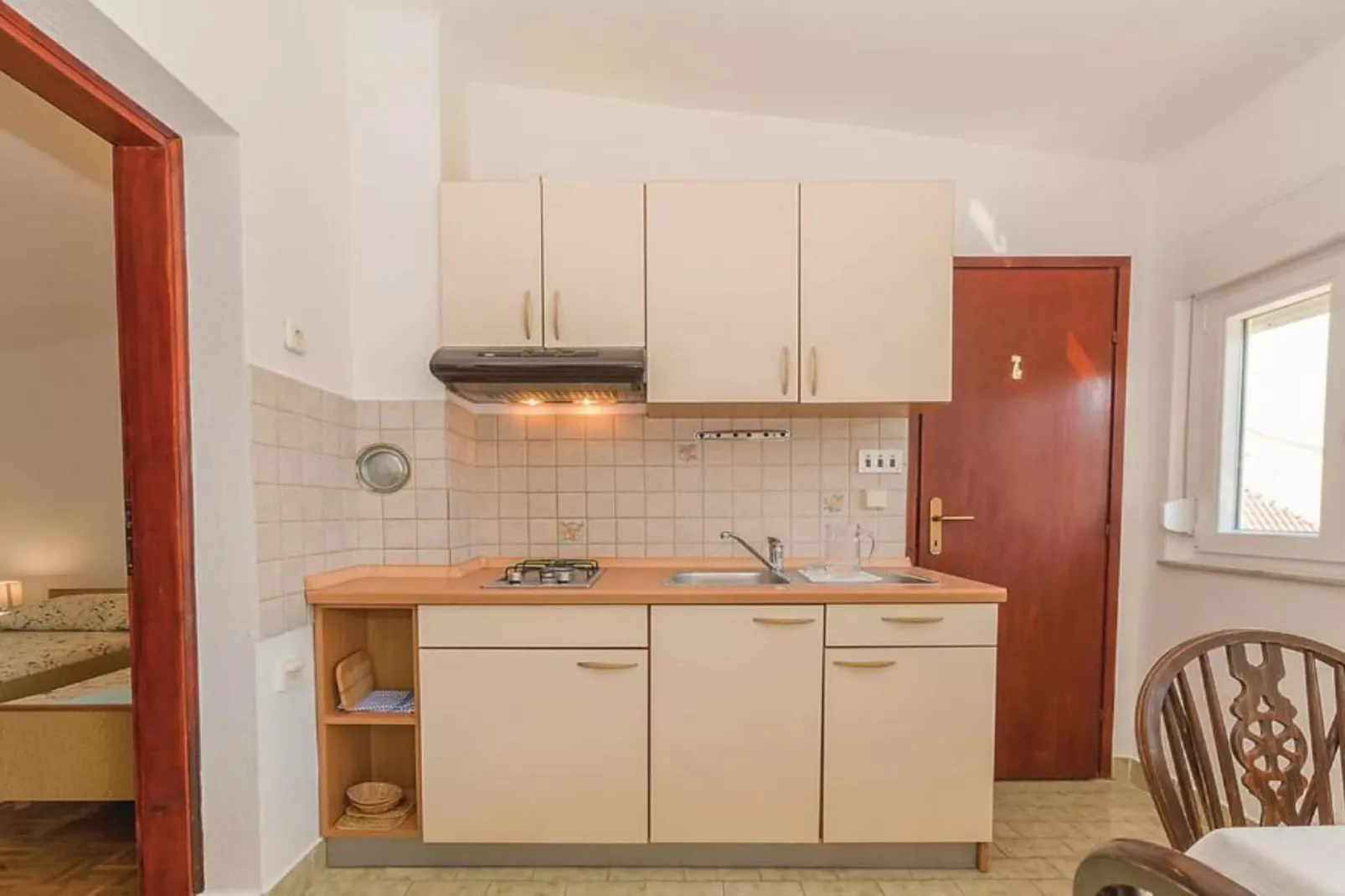 Charming Apartments Dokoza Vir - Two Bedroom Apartment with Terrace - Keuken