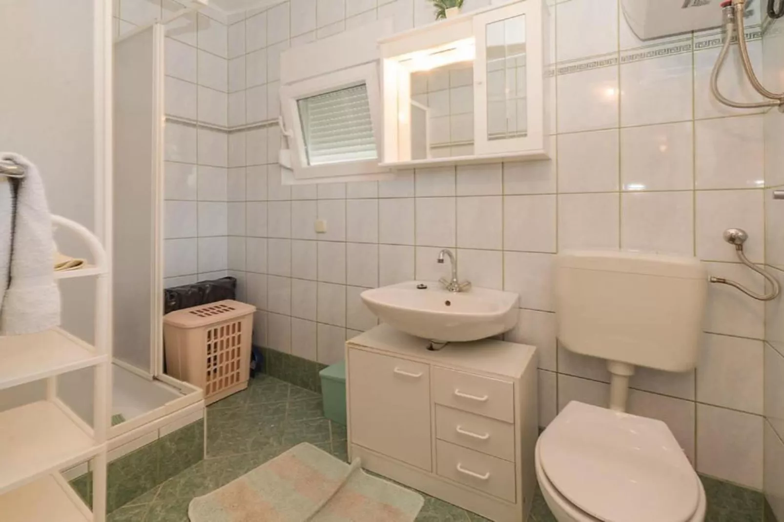 Charming Apartments Dokoza Vir - Two Bedroom Apartment with Terrace - Badkamer