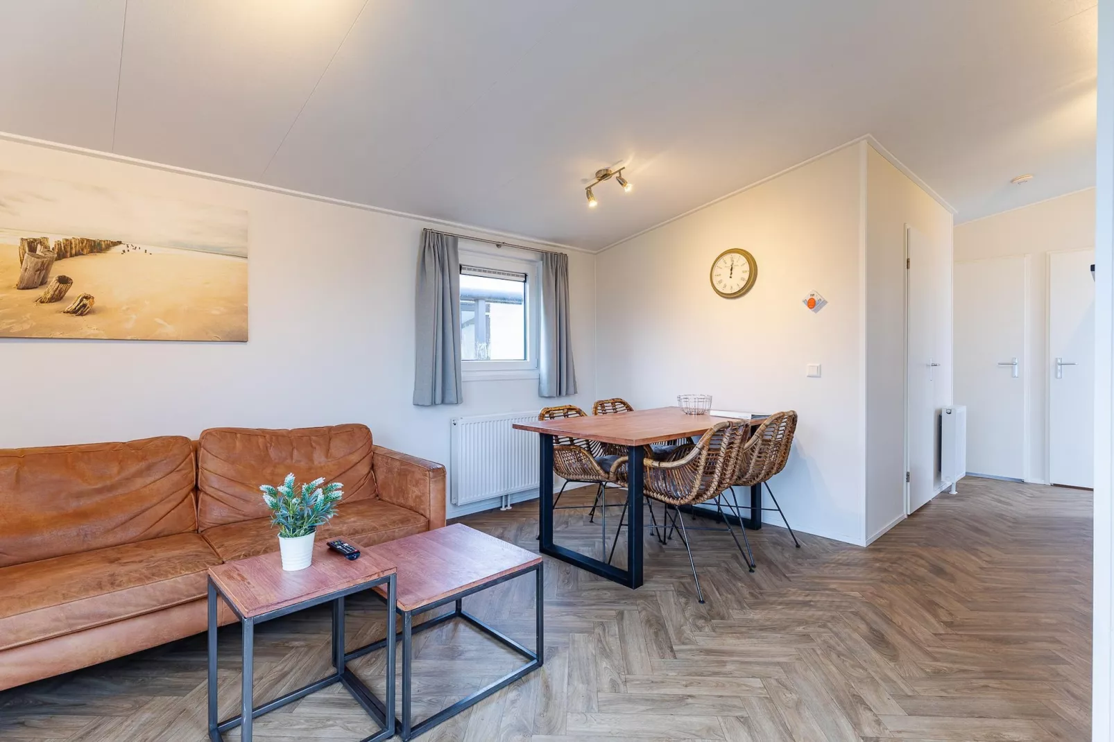 Duinhoeve chalet Schelp - Woonkamer