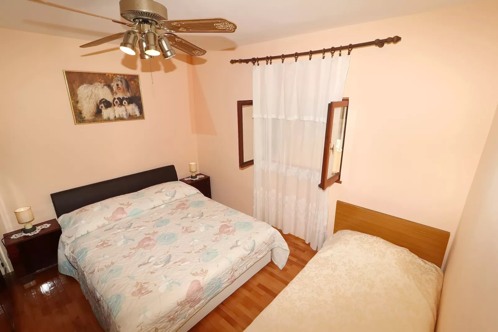 Seaside Apartments Markota - Two Bedroom Apartment  with Terrace and Sea View ( A1) - Slaapkamer