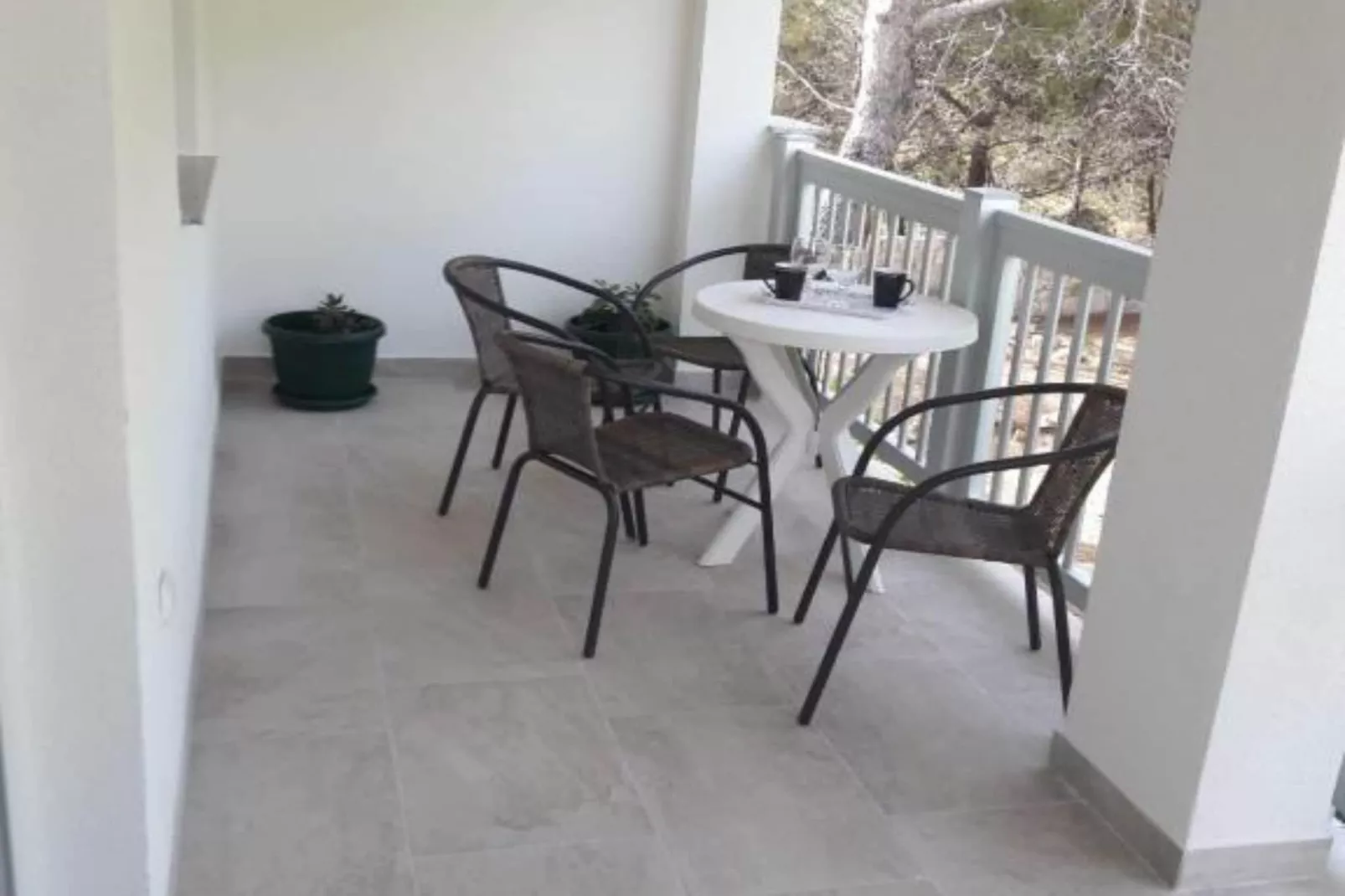 Charming Apartment Dokoza - MARINA IV - Two Bedroom Apartment with Sea View - Terrasbalkon