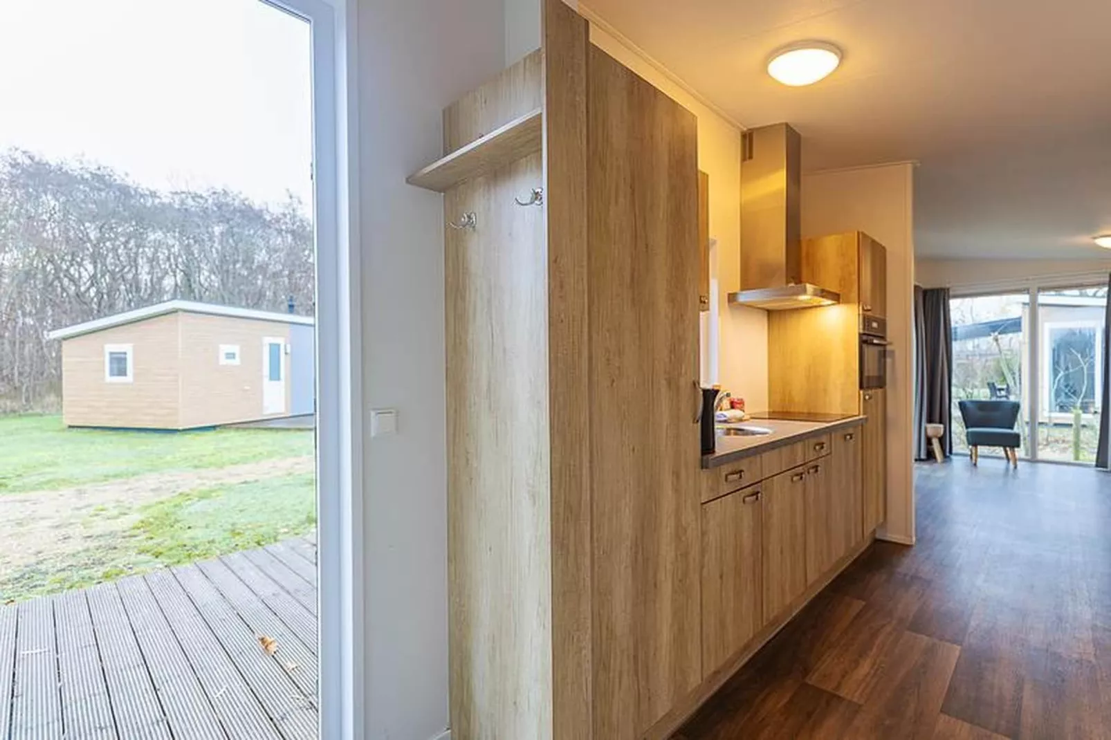 Duinhoeve Chalet Zeeland (huisdier toegestaan) - Hal-ontvangst