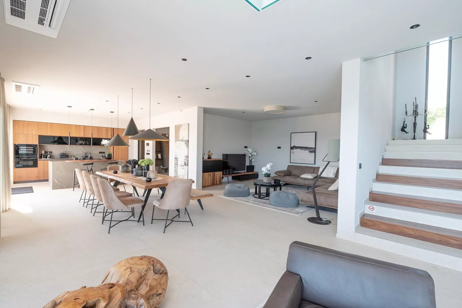 Luxury Beachfront Villa Malia Trogir with Pool - Eetkamer