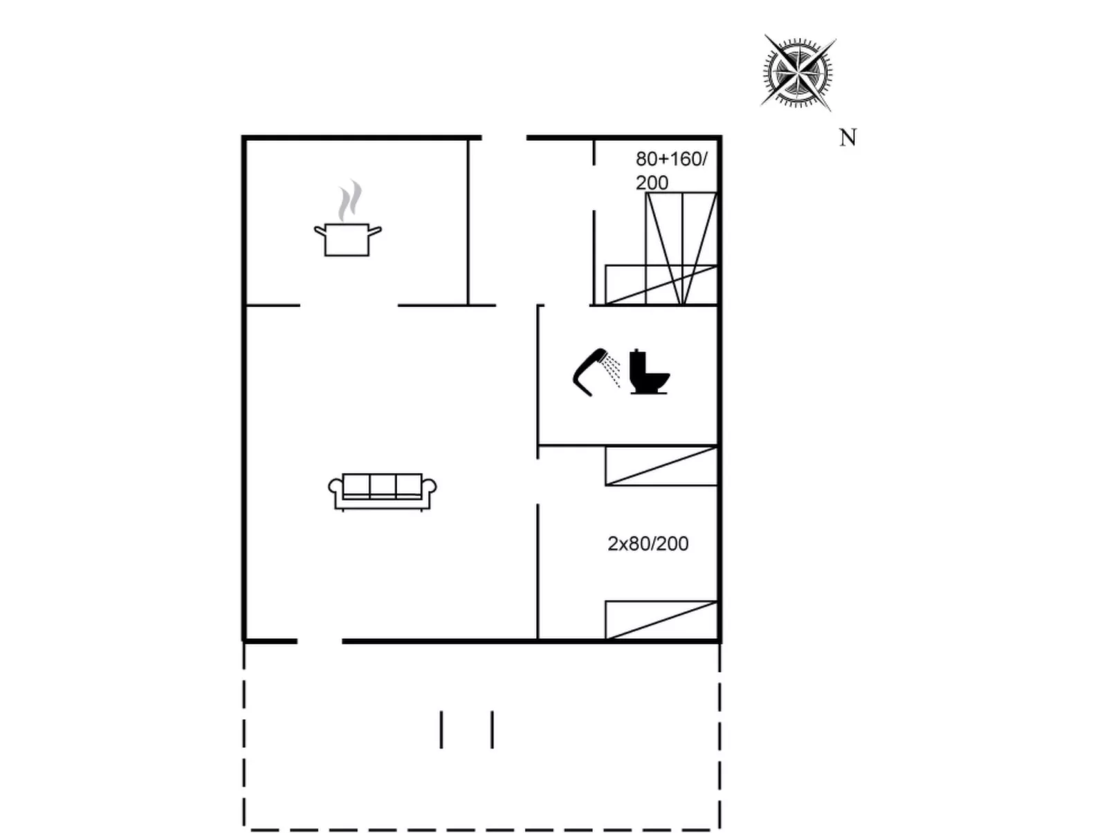 "Heida" - 1.5km from the sea - Binnen