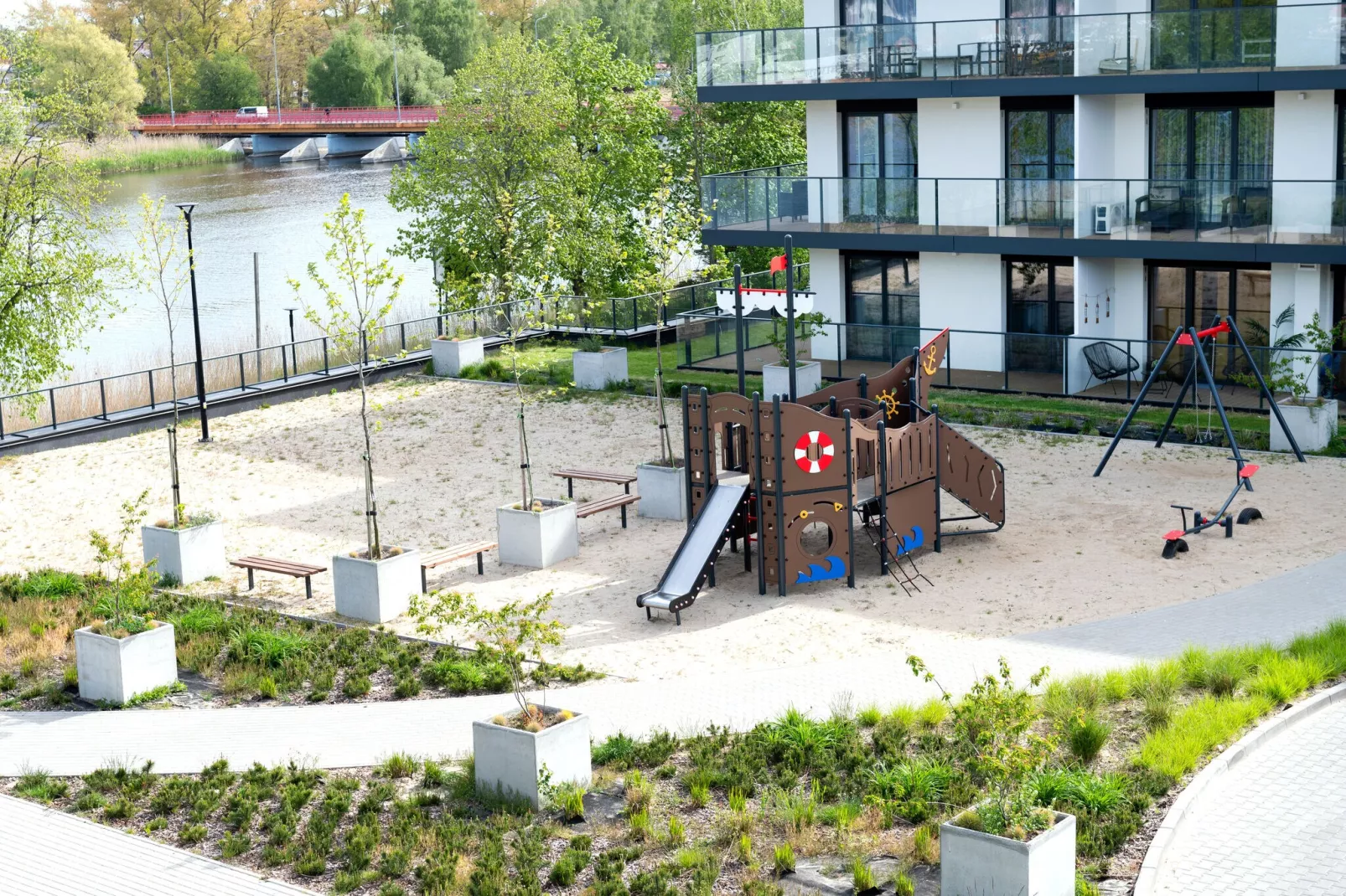 	Apartament Spadochroniarzy 8b/22 Dziwnów-Parkfaciliteiten