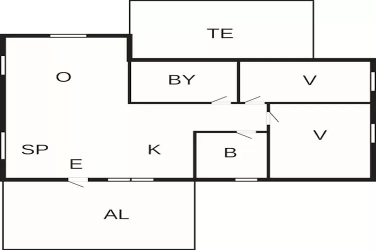 4 sterren vakantie huis in Åsa - Plattegrond
