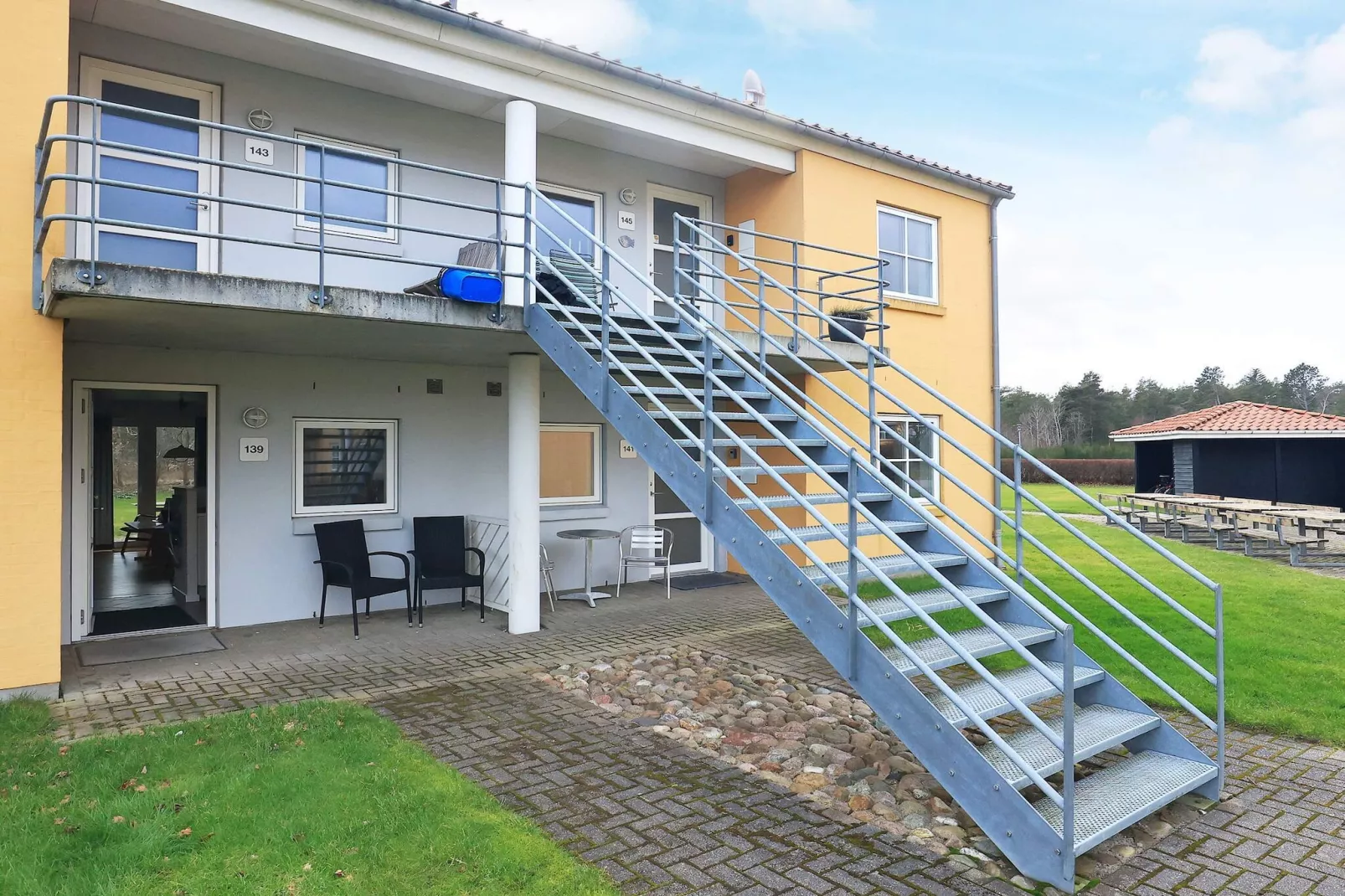 Hals Apartment ligt op 100 meter van het strand. - Uitzicht