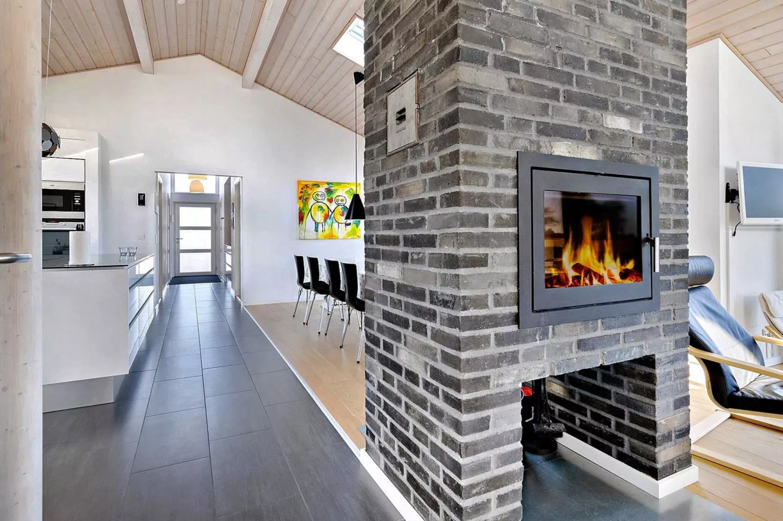 Vakantiehuis aan de kust met spa en sauna - Binnen