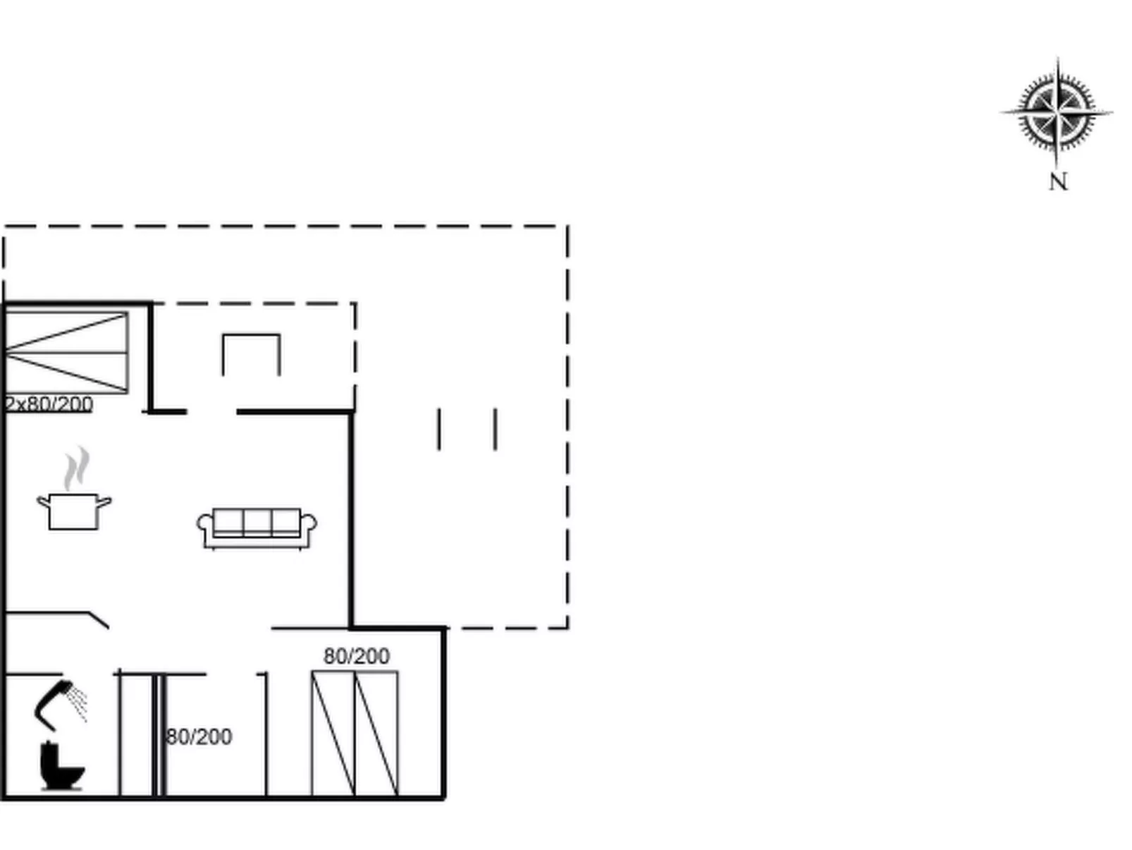 "Aase" - 950m from the sea - Binnen