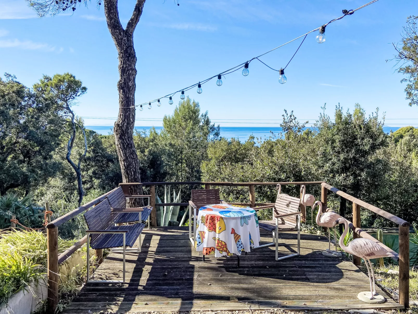 La casetta immersa nel verde