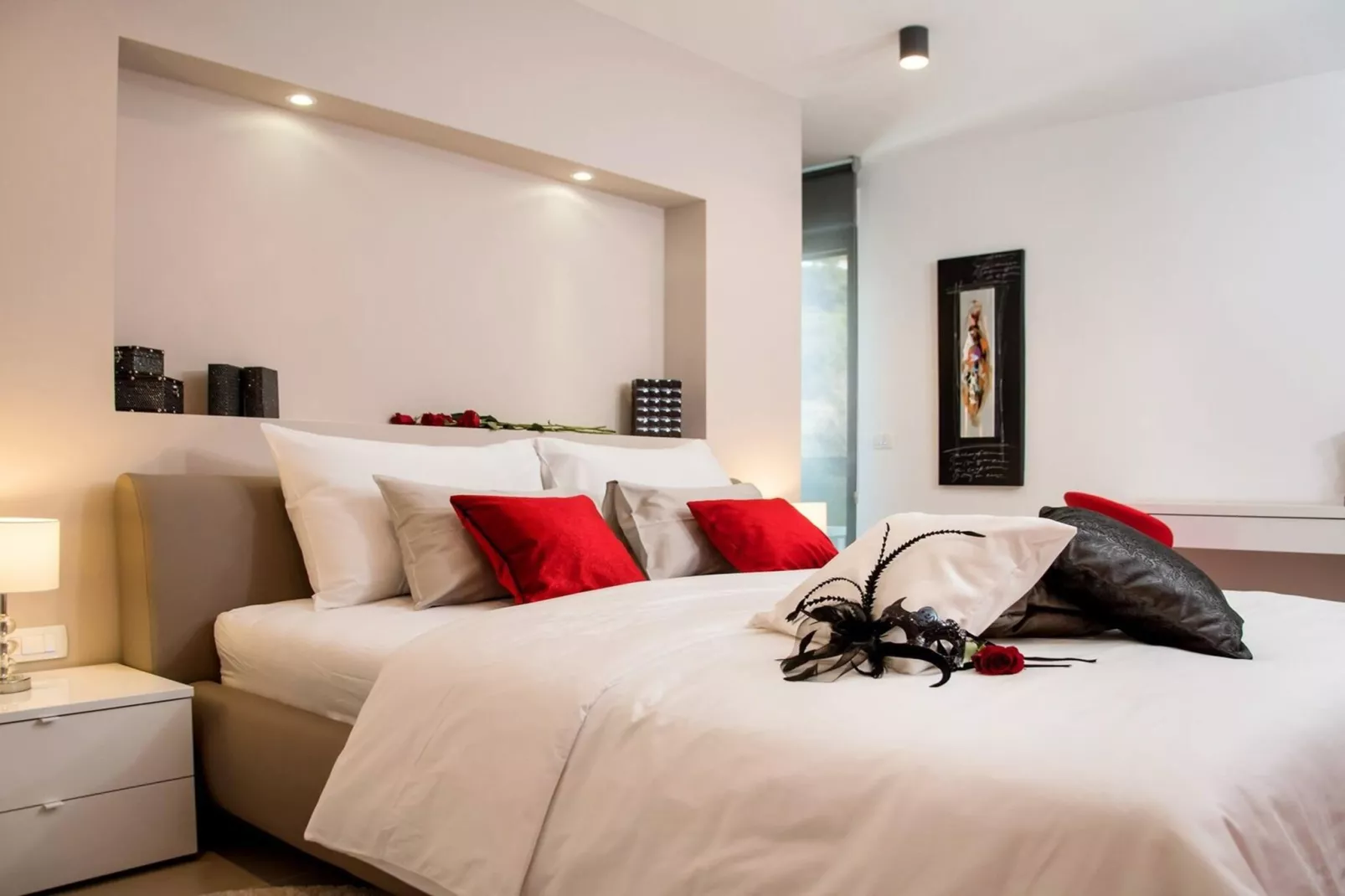 Luxury Villa Happiness Omis with Pool, Gym & Sauna - Slaapkamer