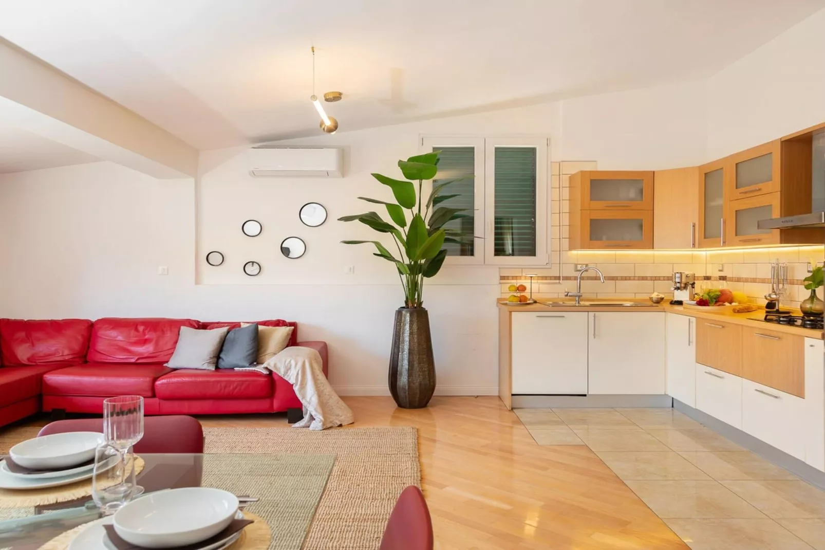 Luxury Apartment Luft Split Near Old Town - Woonkamer