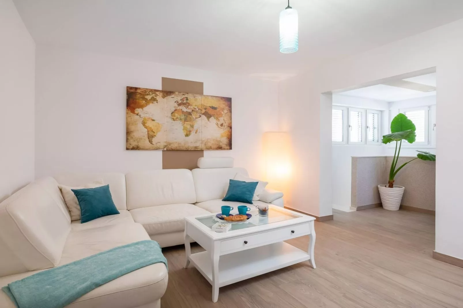 Luxury Villa Holiday Residence Omis w/ Heated Pool - Woonkamer