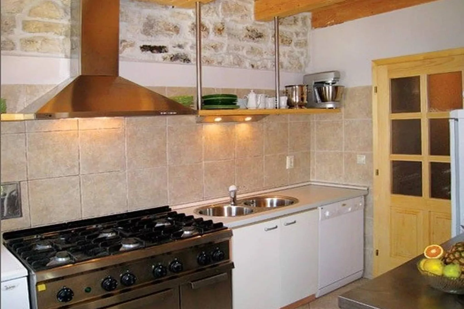 Luxury Seafront Villa Mare Orebic with Pool - Keuken