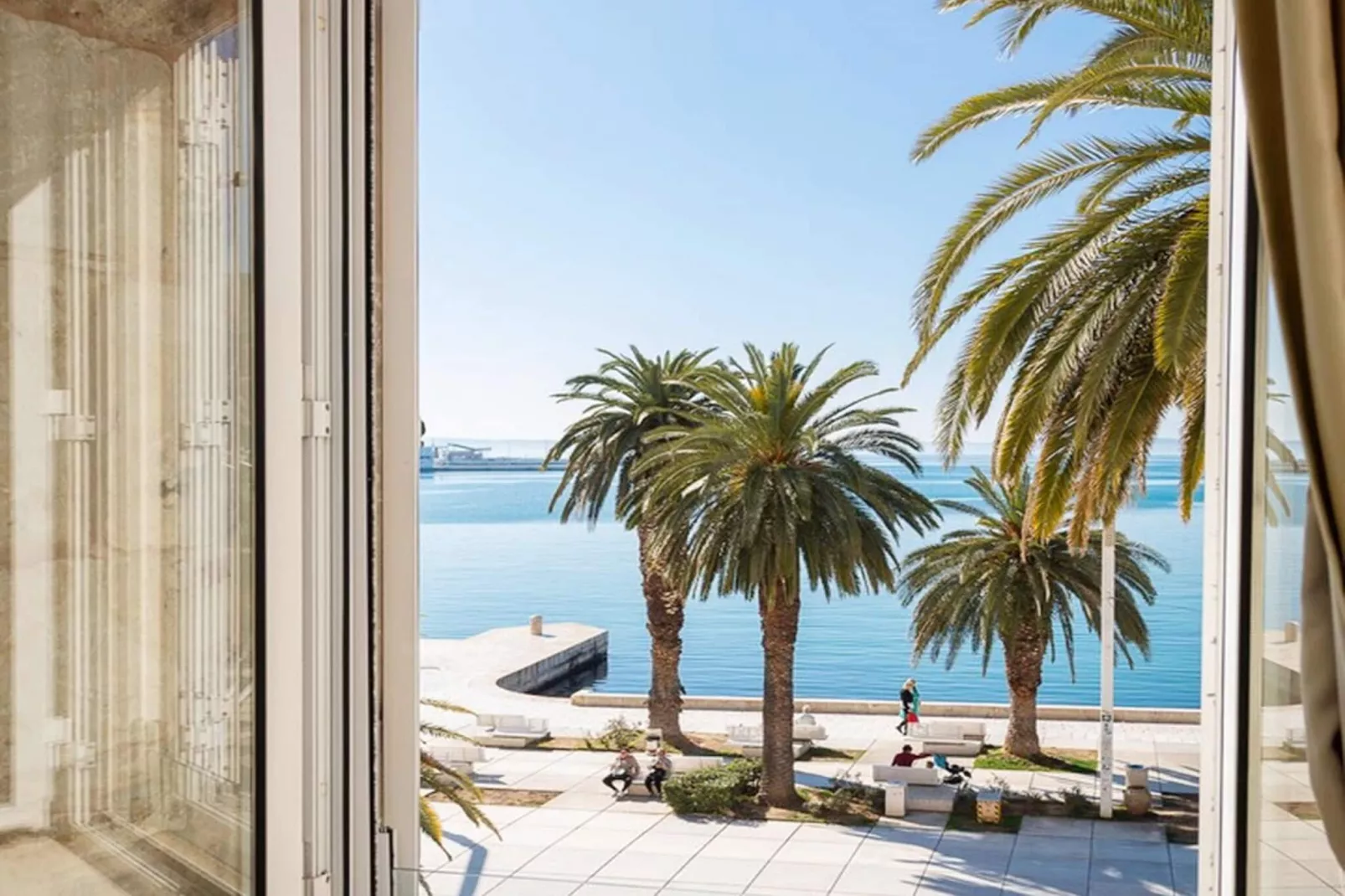 Split Diocletian Palace - Room 1 (2+1) - Uitzicht zomer