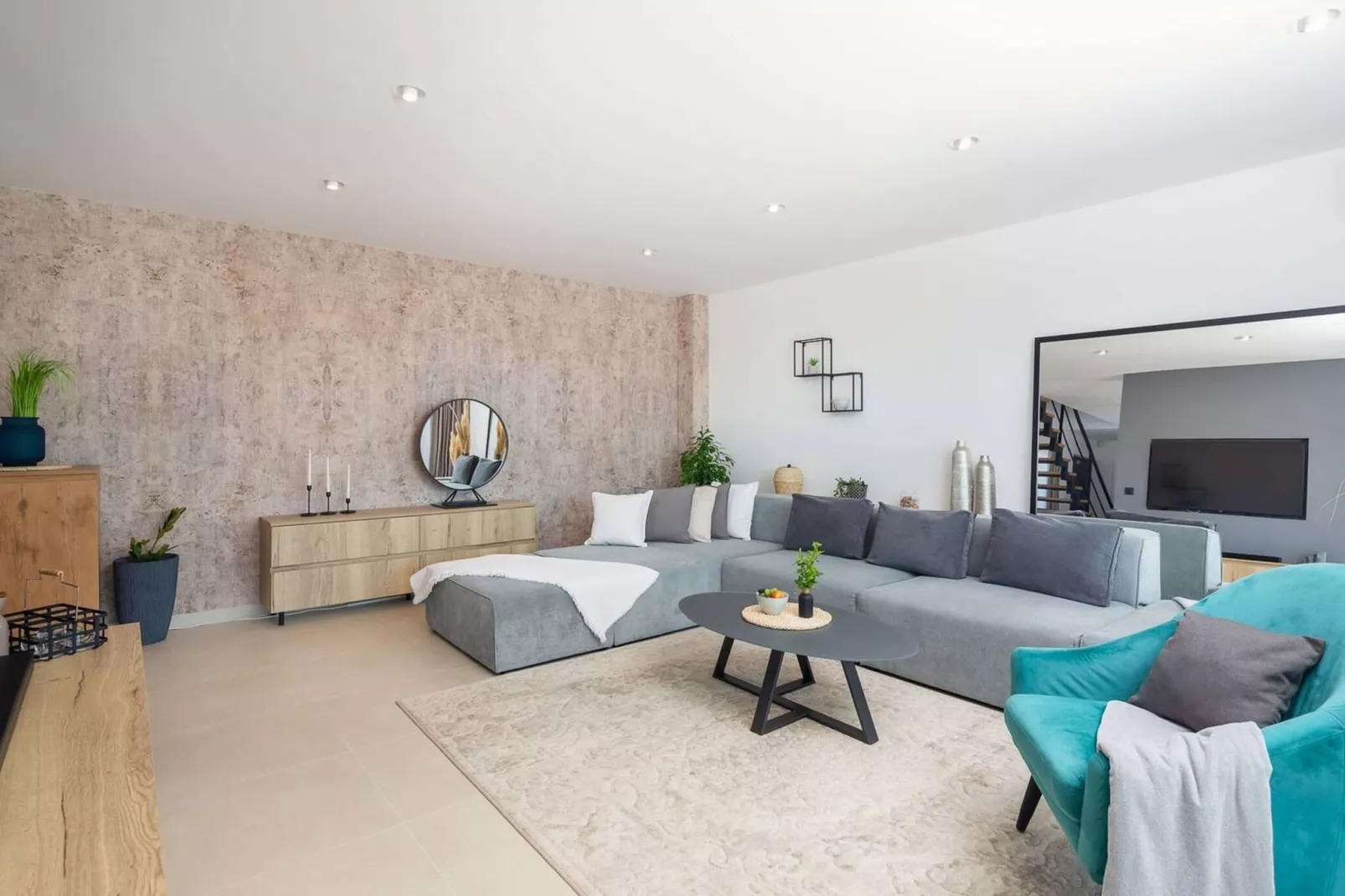 Luxury Villa Indigo Kanica with Heated Pool - Woonkamer