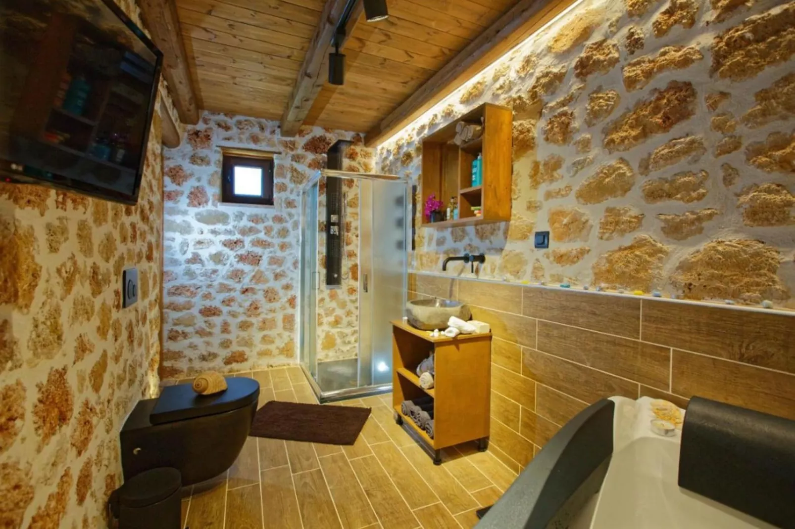 Seafront Villa Kallia & George - Badkamer