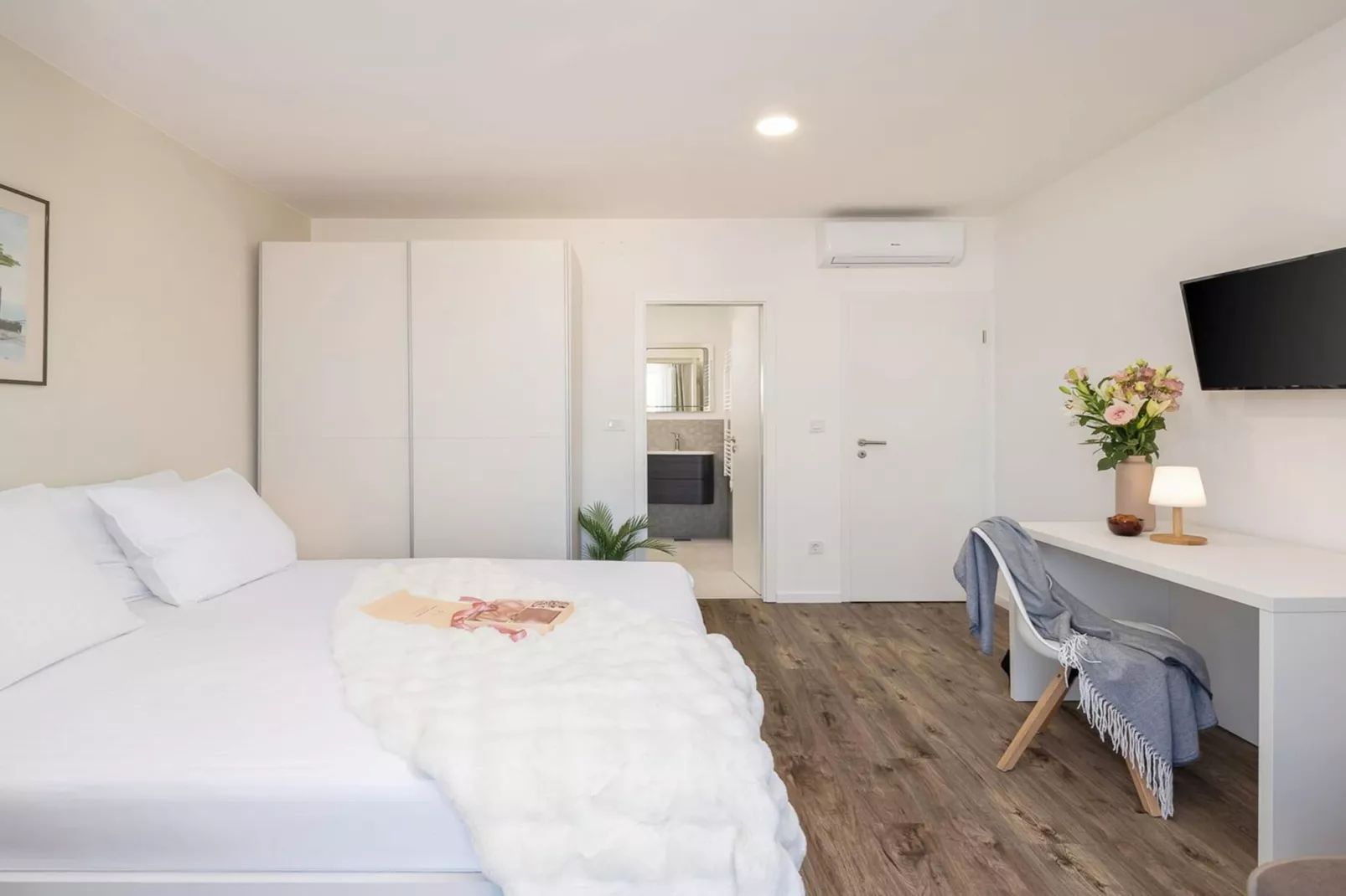 Luxury Villa Mila Supetar with Pool in the Center - Slaapkamer