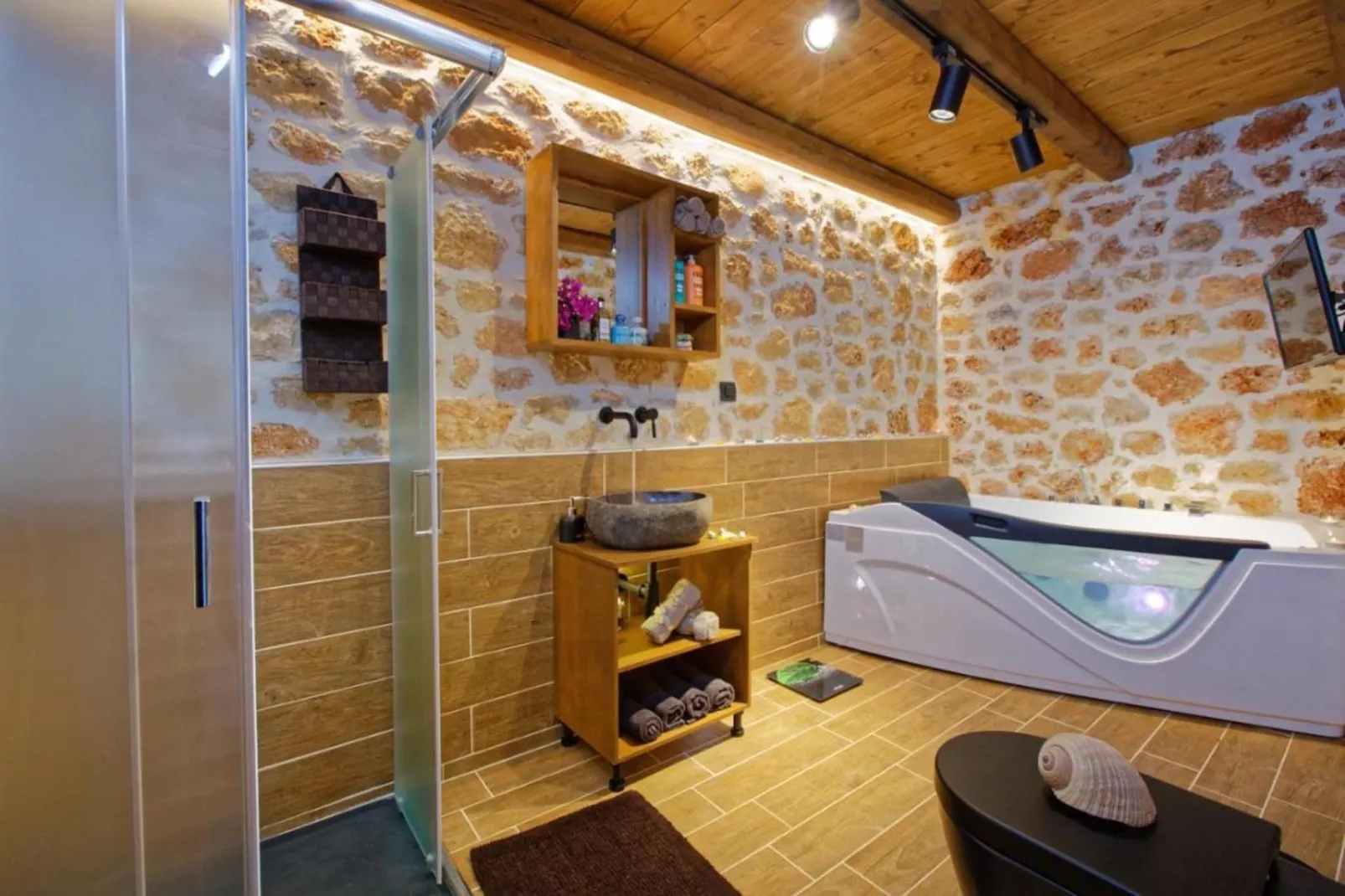 Seafront Villa Kallia & George - Badkamer