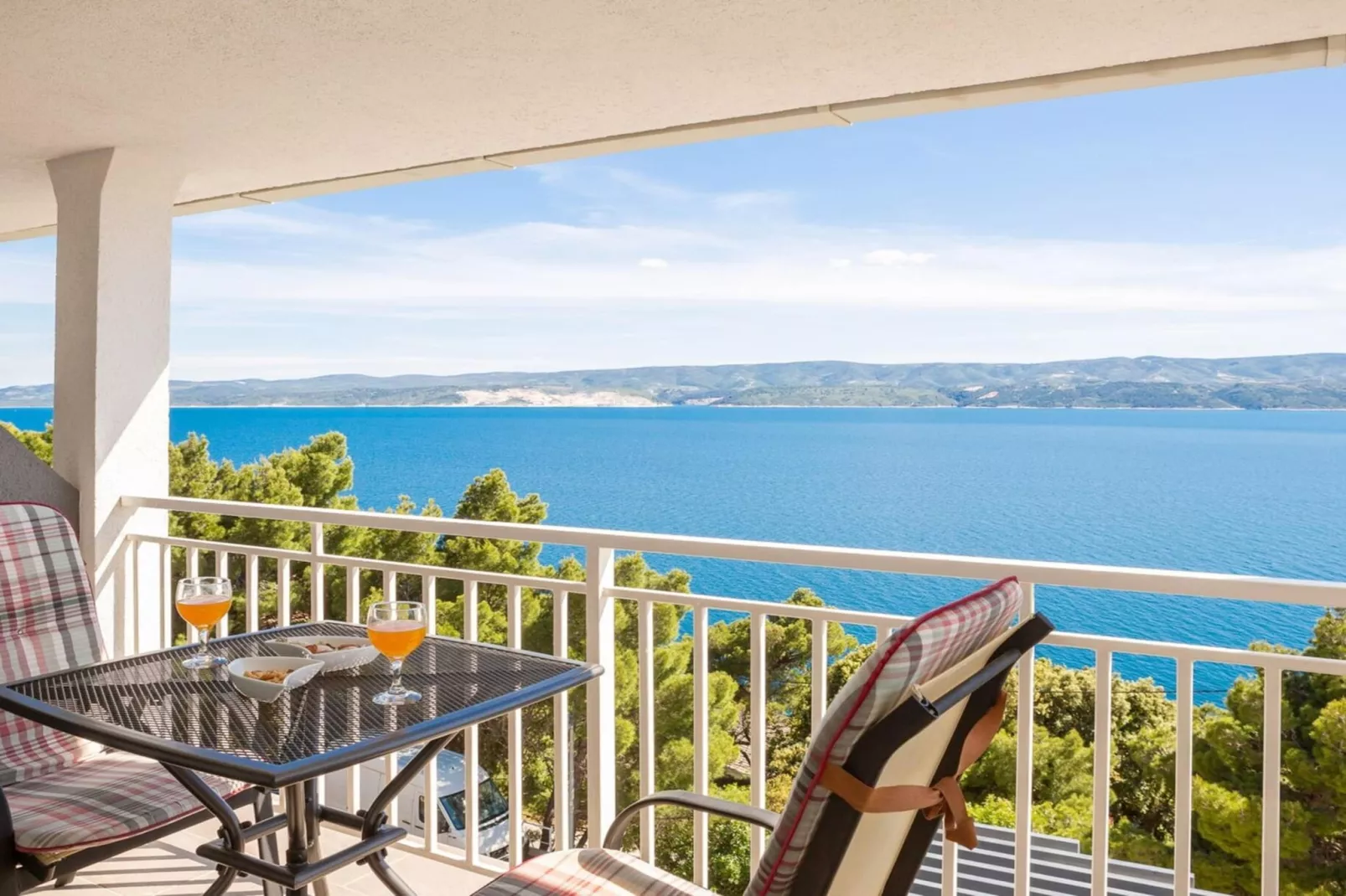 Luxury Villa Holiday Residence Omis w/ Heated Pool - Terrasbalkon