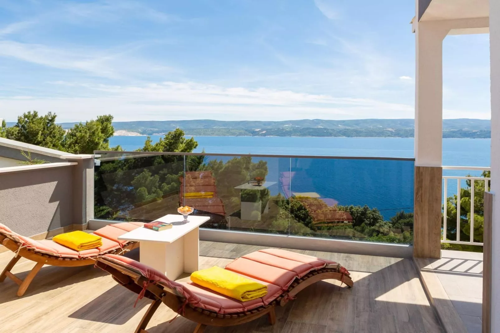 Luxury Villa Holiday Residence Omis w/ Heated Pool - Terrasbalkon