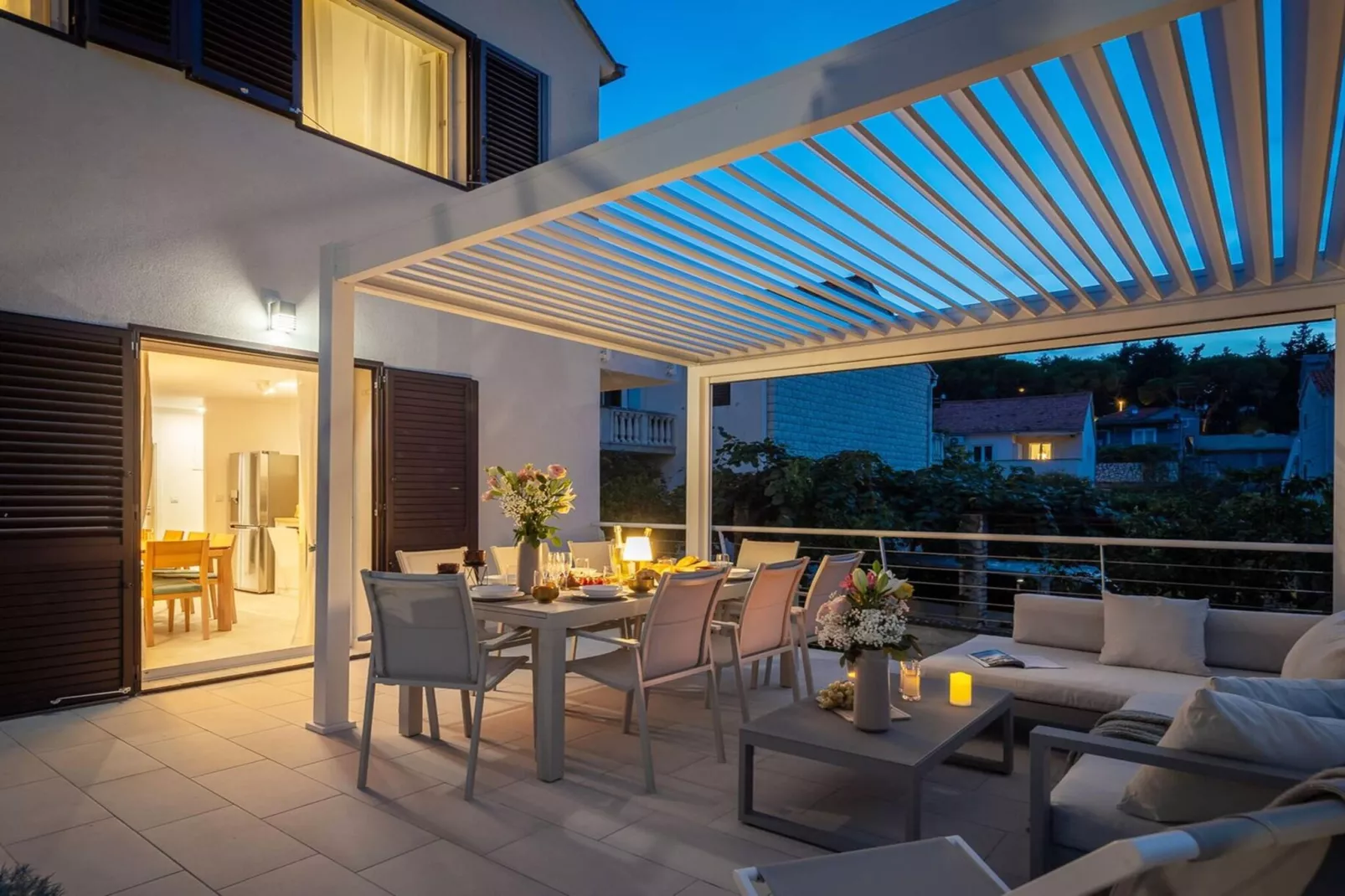 Luxury Villa Mila Supetar with Pool in the Center - Terrasbalkon