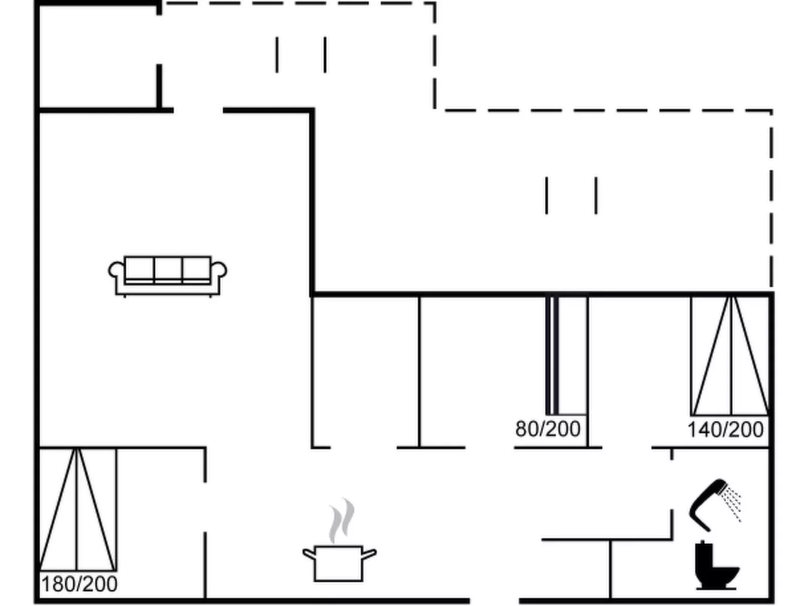 "Gundborg" - 200m from the sea