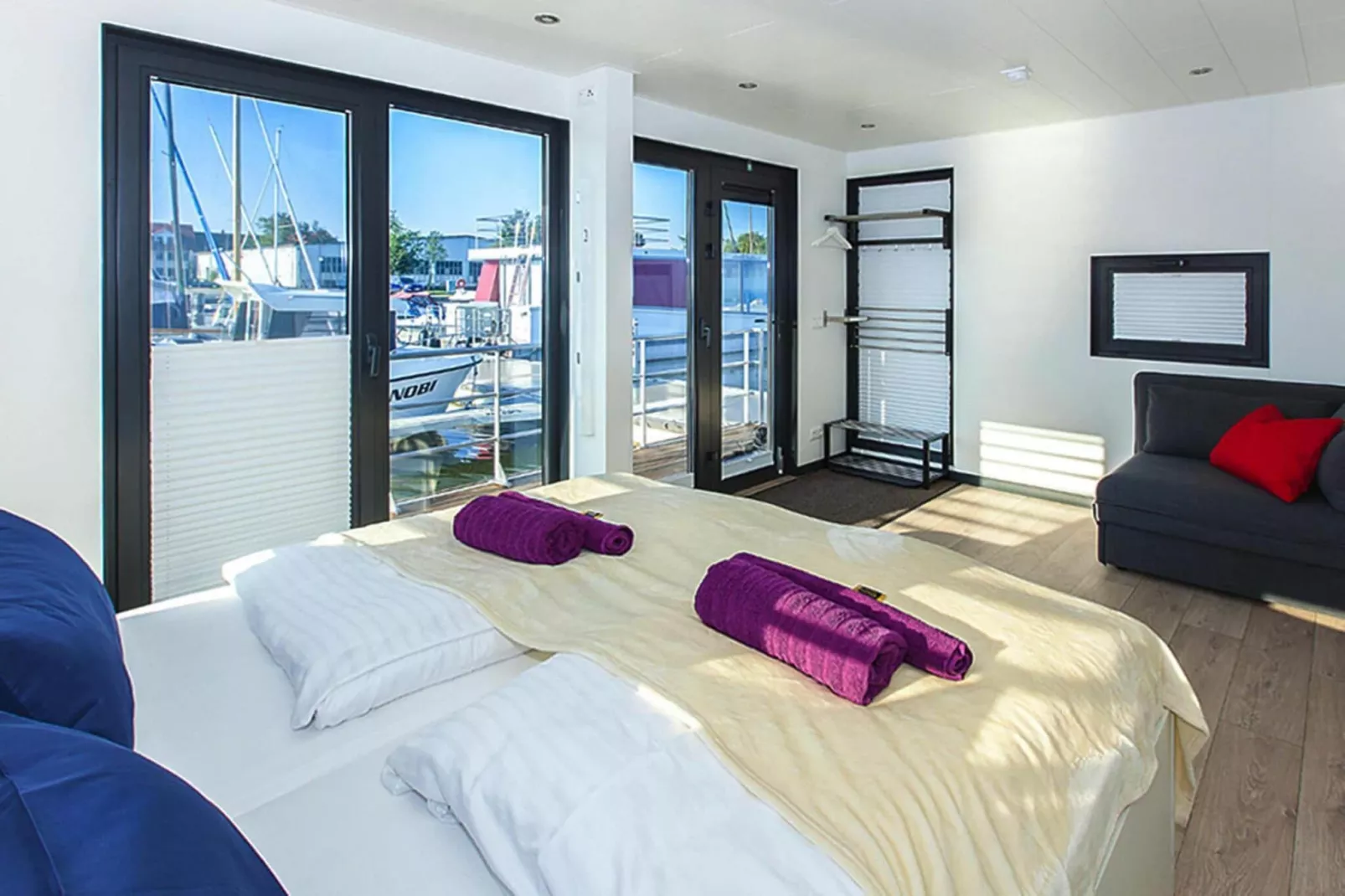 Houseboat Floating Houses Blue Active, Ribnitz-Damgarten-Blue Active - Slaapkamer