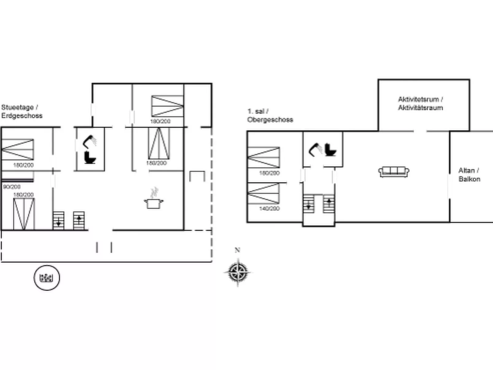 "Cyrill" - 2km from the sea - Binnen