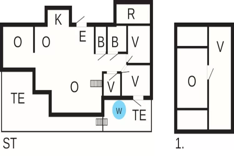 8 persoons vakantie huis in SVEIO - Plattegrond