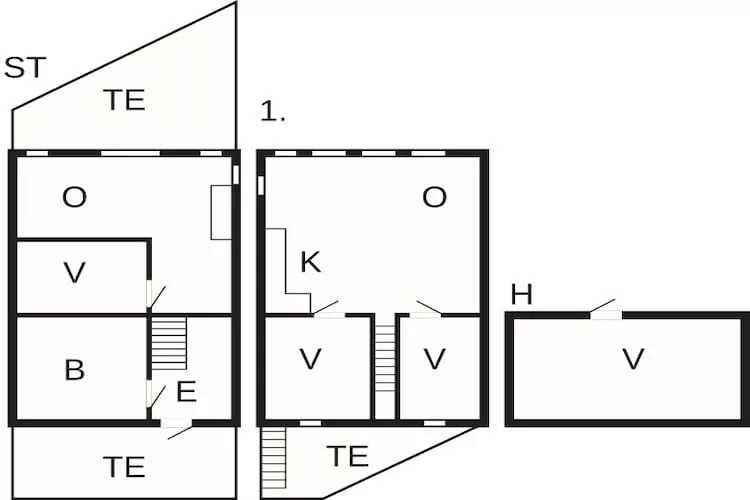 6 persoons vakantie huis in Urangsvåg - Plattegrond