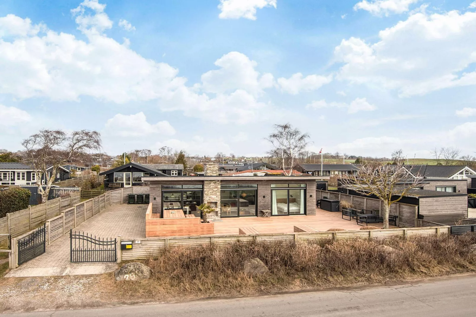 4 sterren vakantie huis in Rønde - Buitenlucht