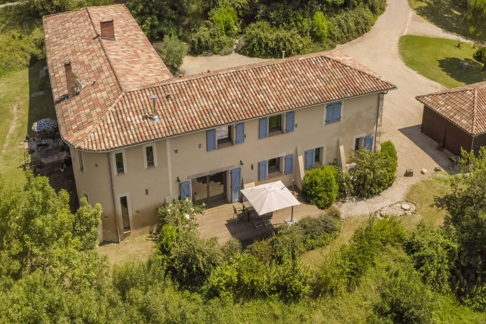 SCI Le Caz Propriété – Villa de Luxe dans le Sud de la France 14 persons - Buitenkant zomer