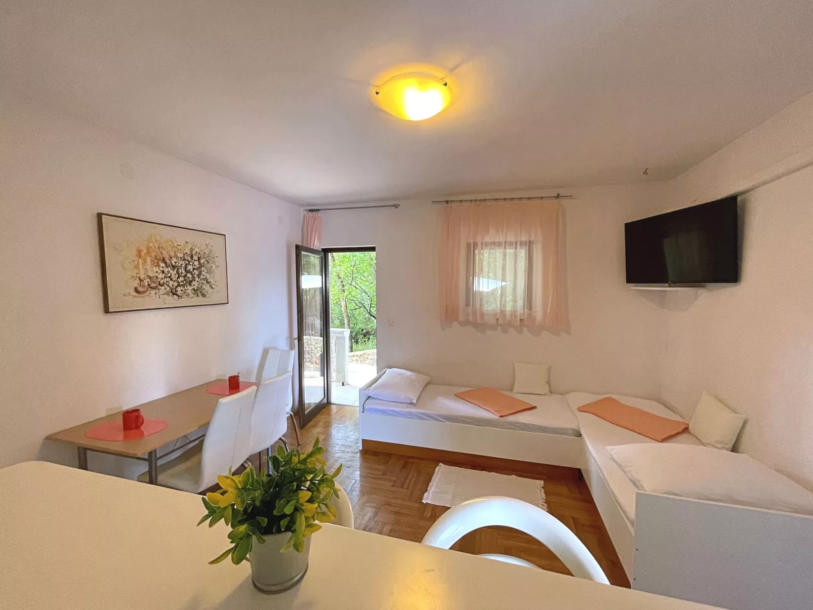 Apartment Brebric - 540 Meter vom Meer entfernt - Binnen