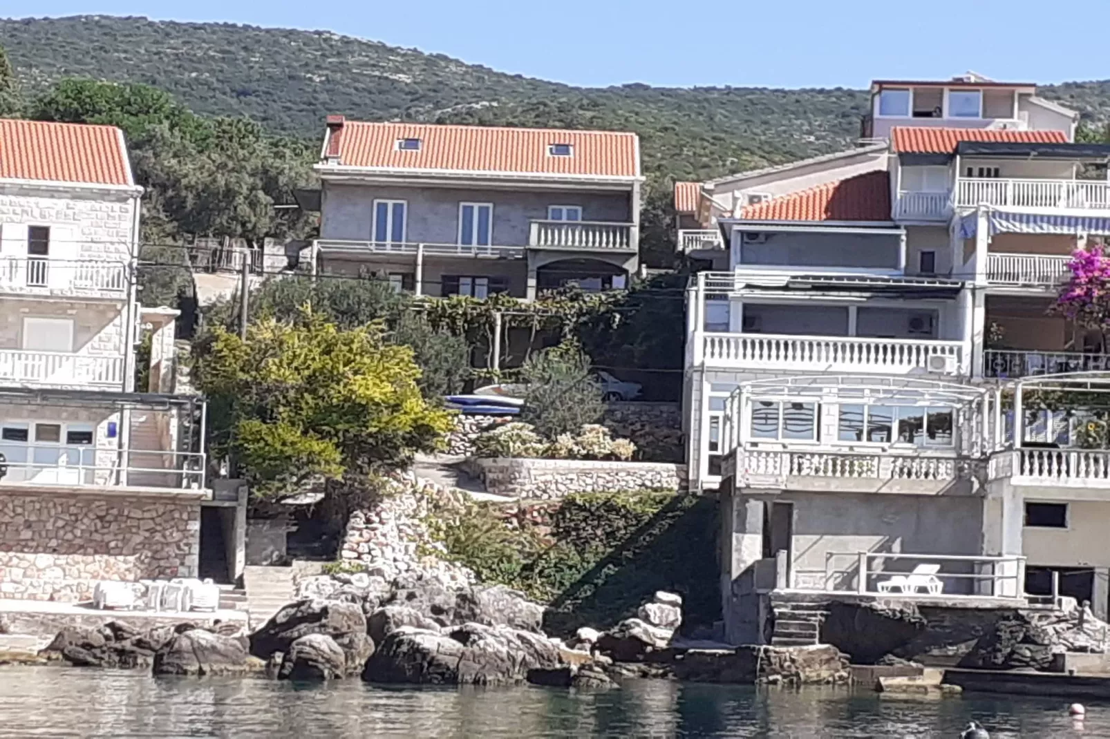 Apartments Ane - Two Bedroom Apartment with Terrace and Sea view - Buitenlucht