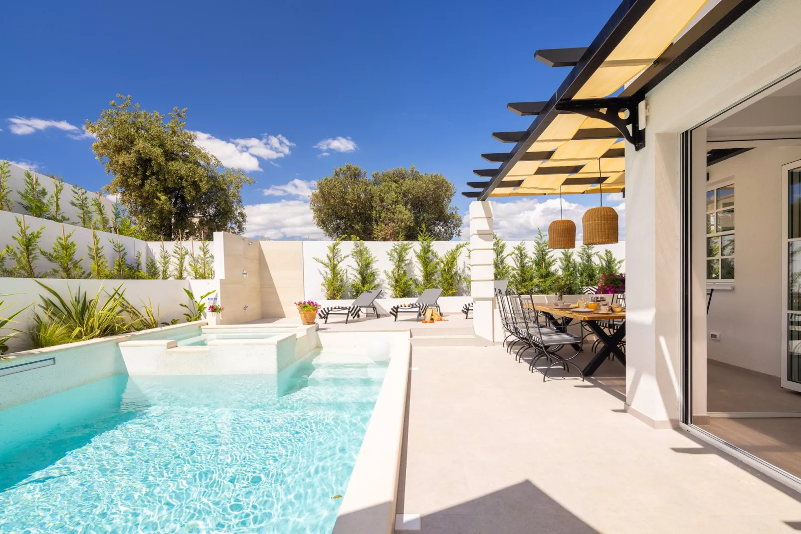 Villa Verde Ražanj with heated pool - Zwembad