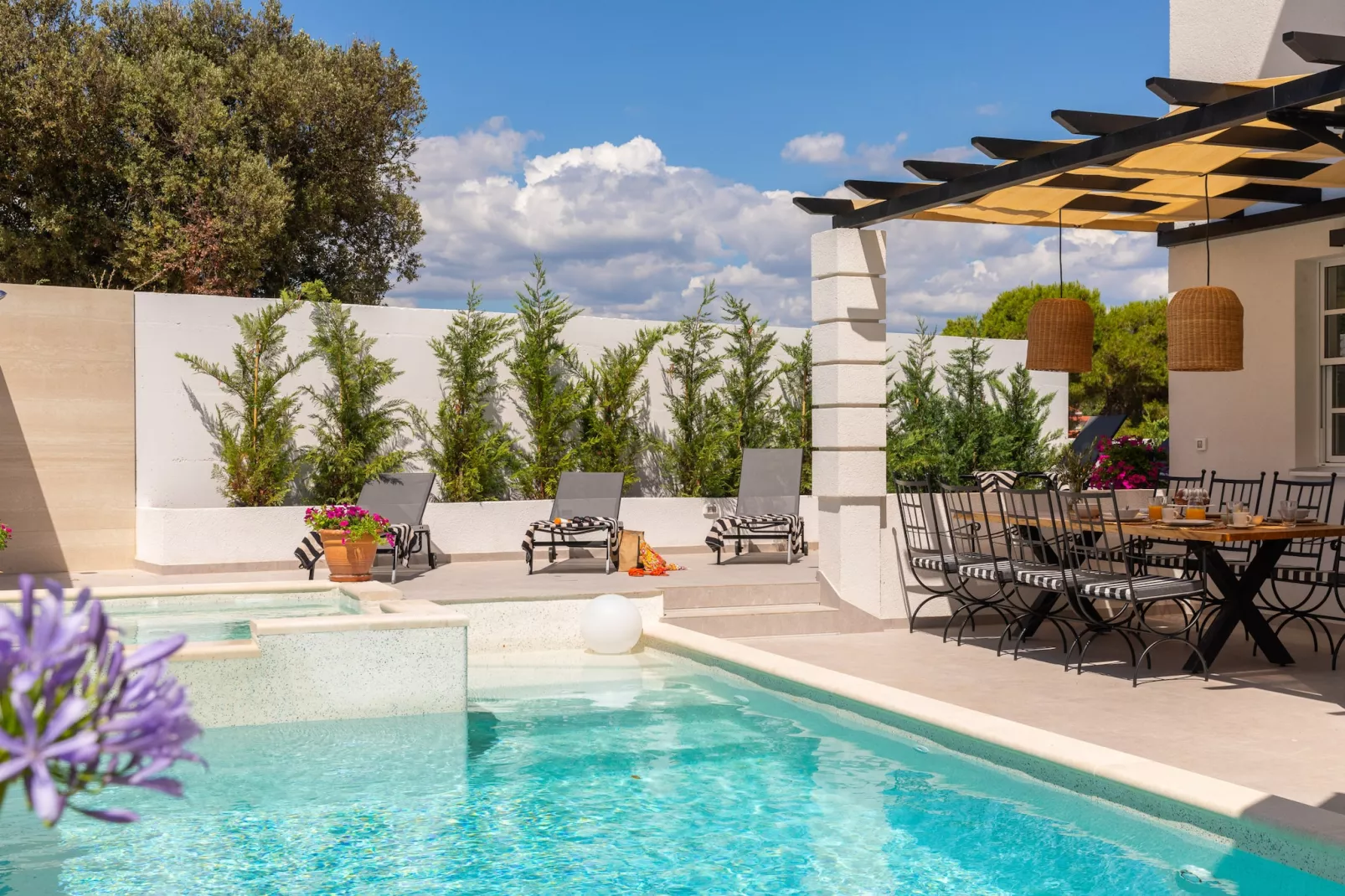 Villa Verde Ražanj with heated pool - Zwembad