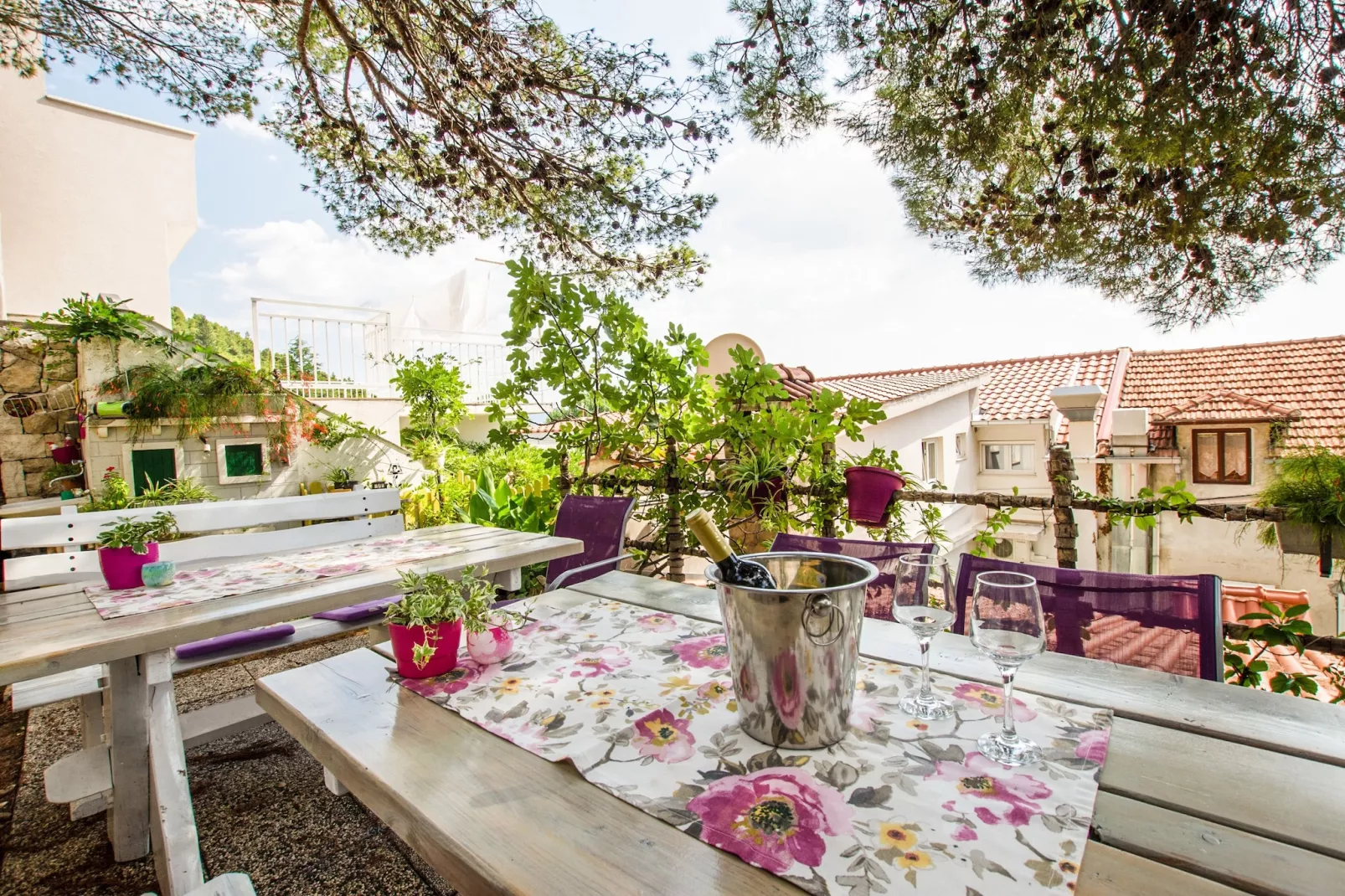 Studio apartment Babilo A3 - Terrasbalkon