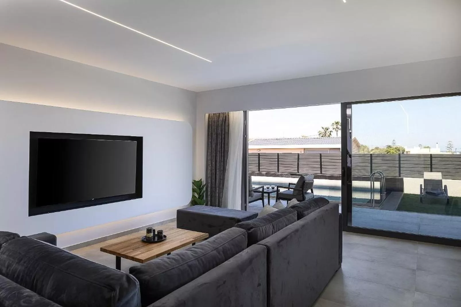 Resmi Seaview Villa - Woonkamer