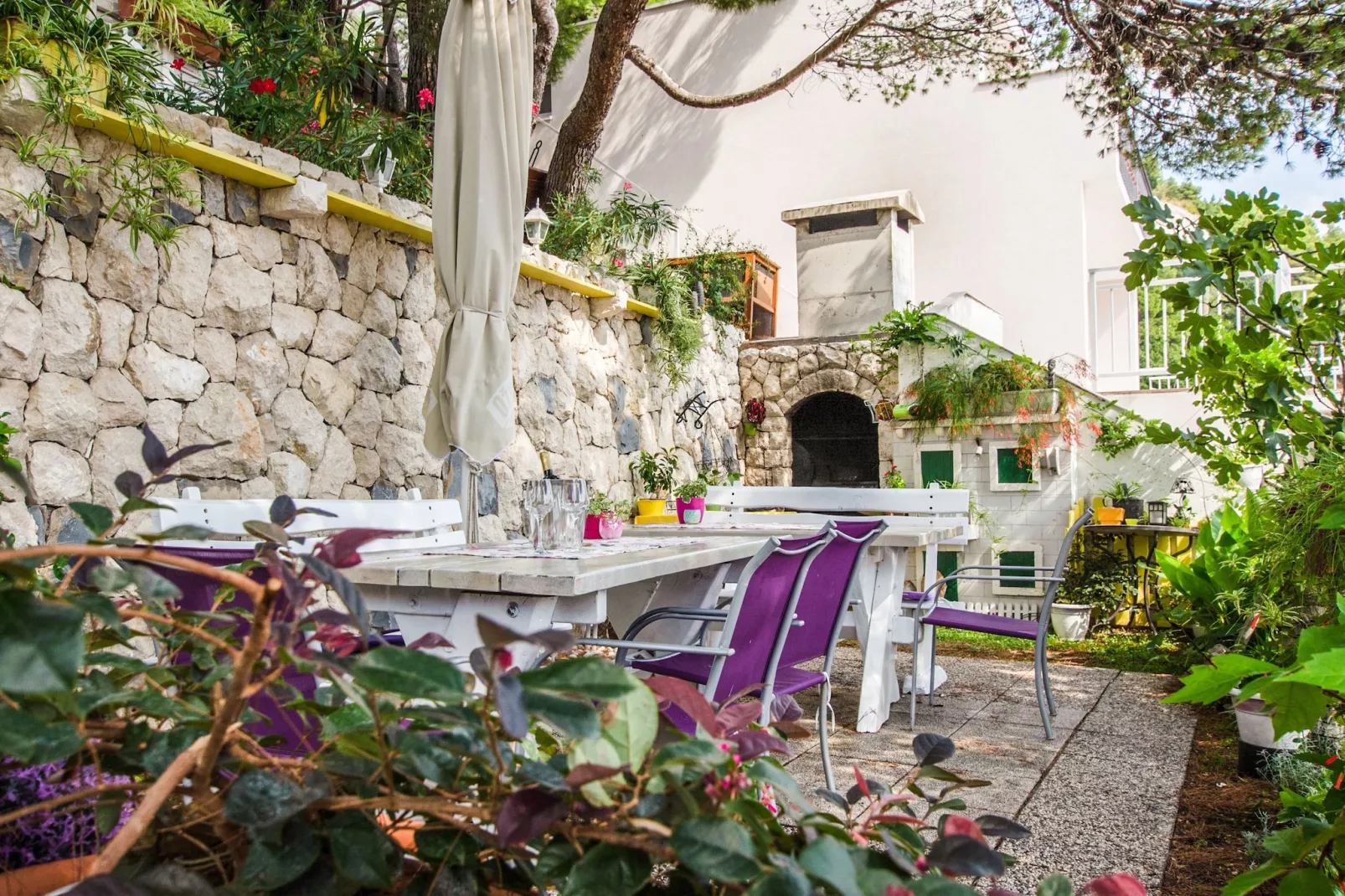 Studio apartment Babilo A3 - Terrasbalkon