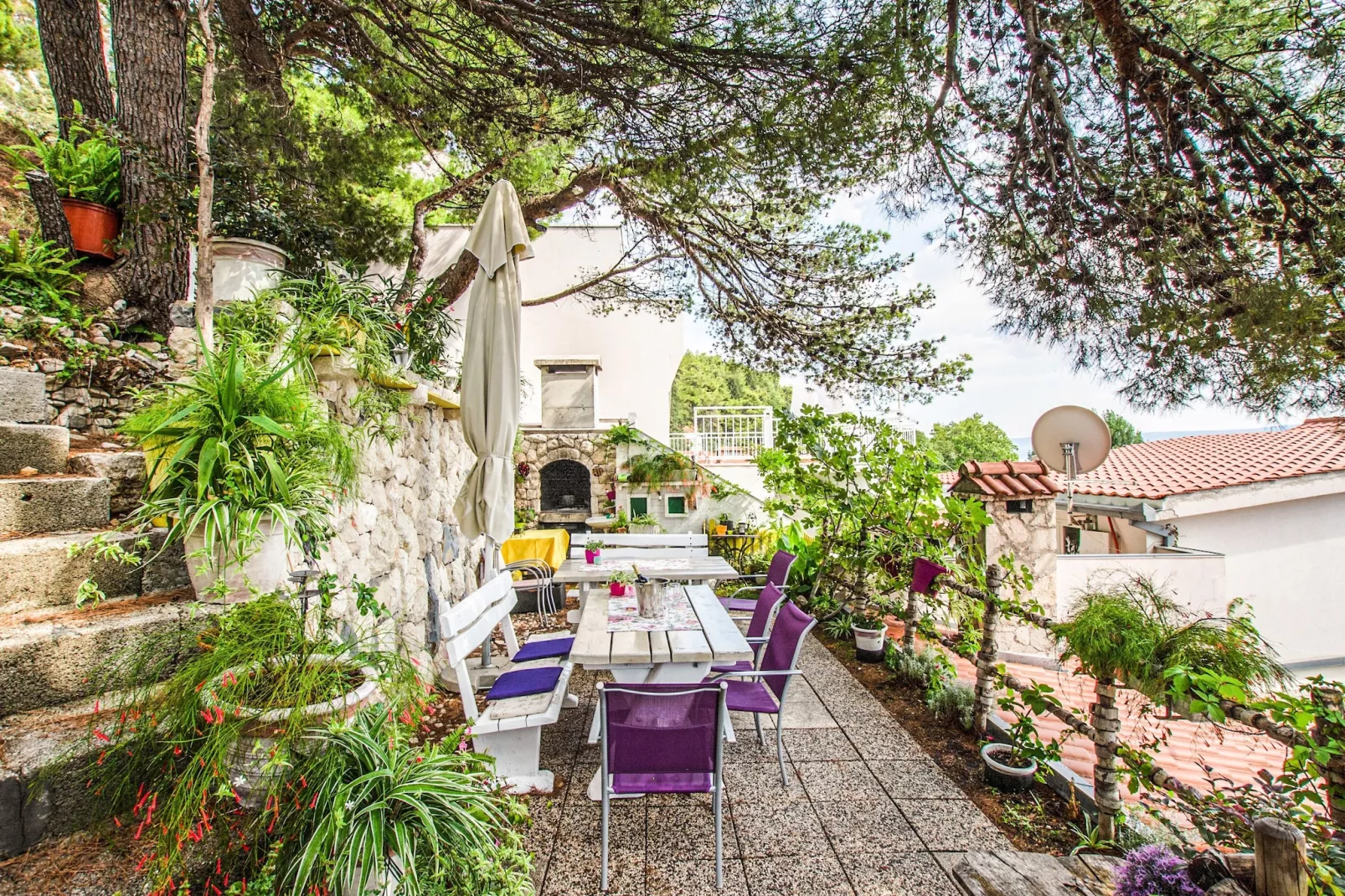 Studio apartment Babilo A3 - Terrasbalkon