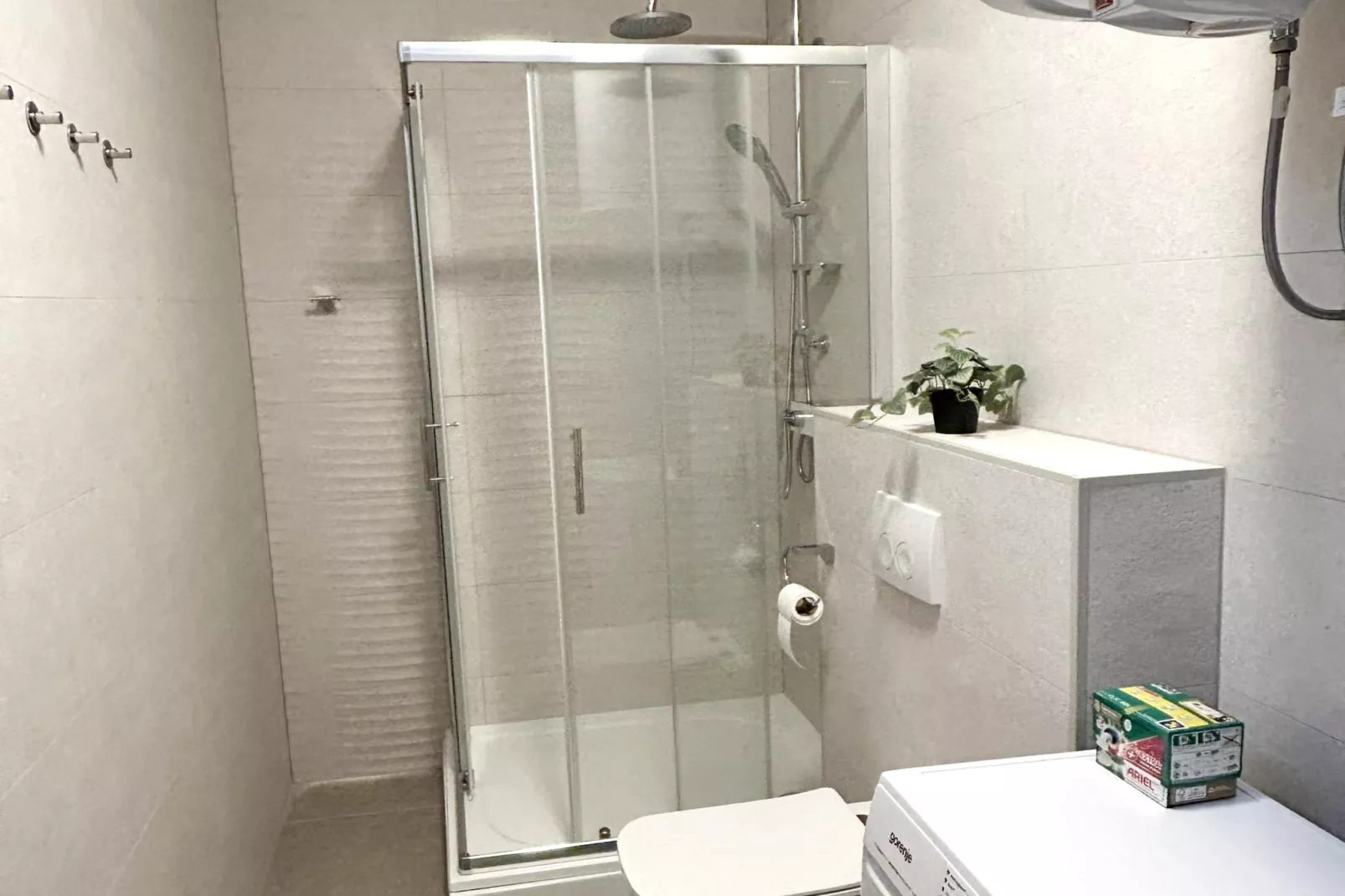 Apartment Mariner 1 with heated pool - Badkamer