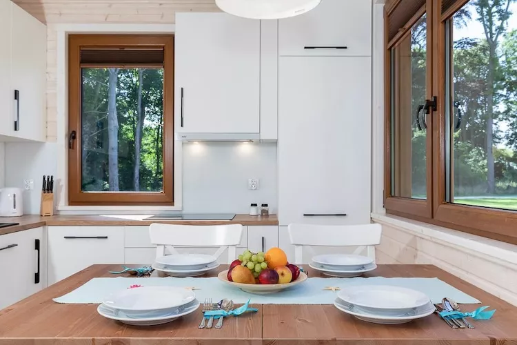 Domy wakacyjne z basenem blisko morza Rewal dom nr 2 - Eetkamer