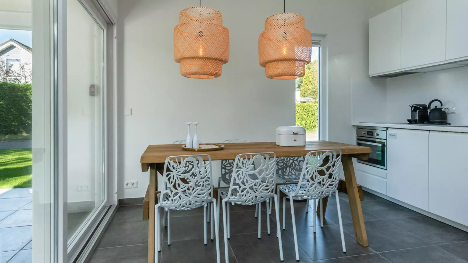 Bos  Meer Lodge Kamperland - Eetkamer